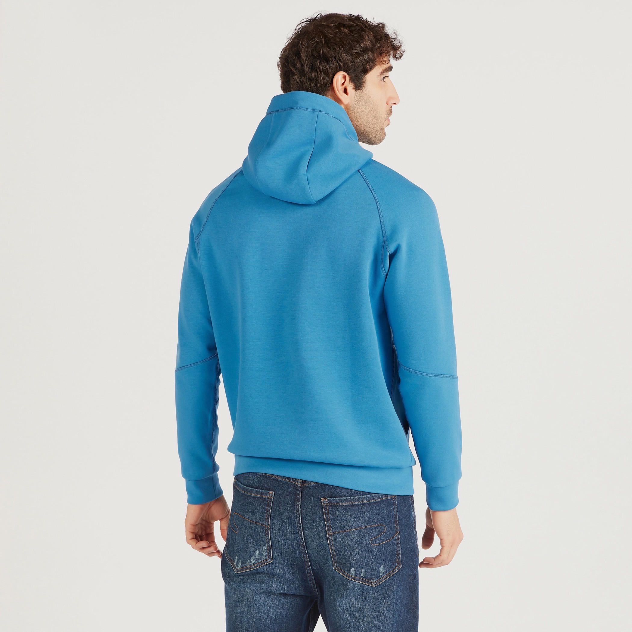 Iconic Solid Hooded Sweatshirt with Long Sleeves-men-winterwear-hoodiesandsweatshirts-image-8