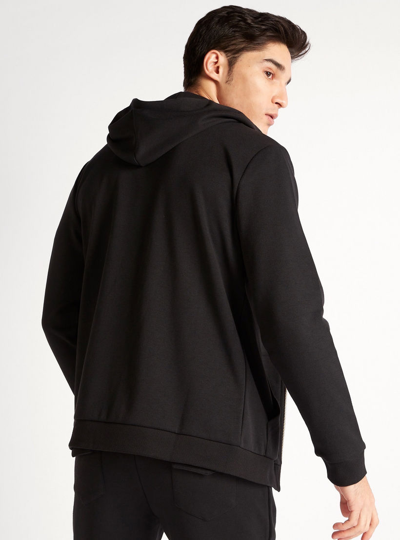 هودي سادة بسحّاب وجيوب وأكمام طويلة-men-winterwear-hoodiesandsweatshirts-image-4