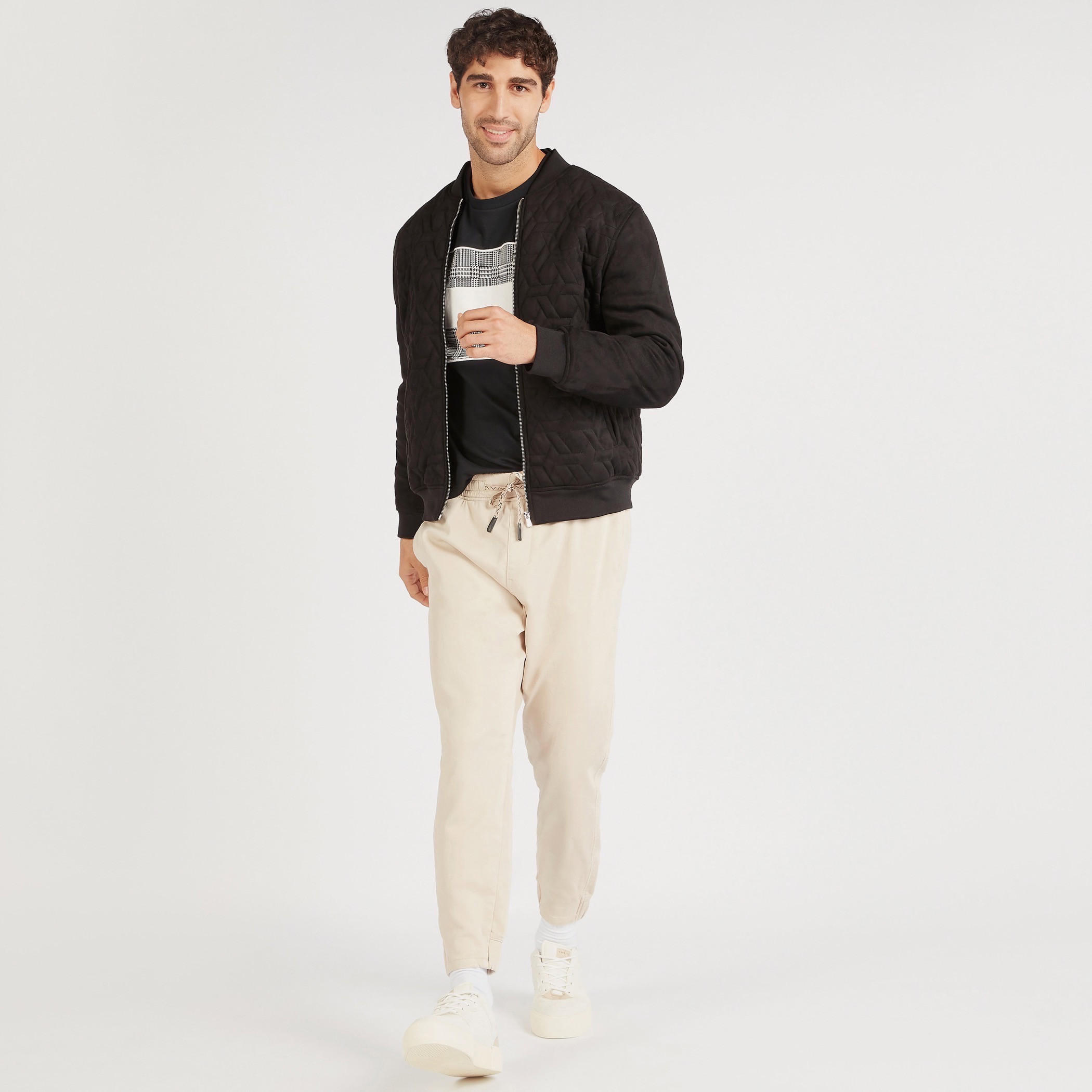 Iconic Quilted Bomber Jacket with Zip Closure-men-clothing-jacketsandblazers-jackets-image-2