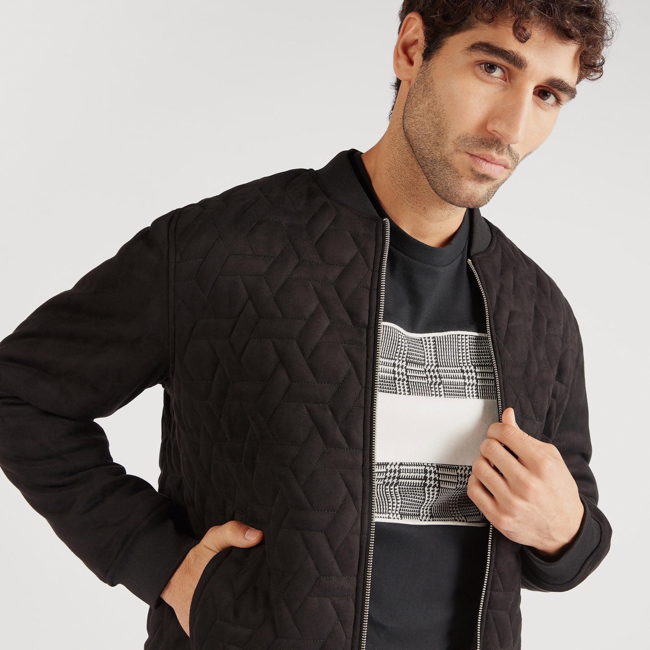 Iconic Quilted Bomber Jacket with Zip Closure-men-clothing-jacketsandblazers-jackets-image-3