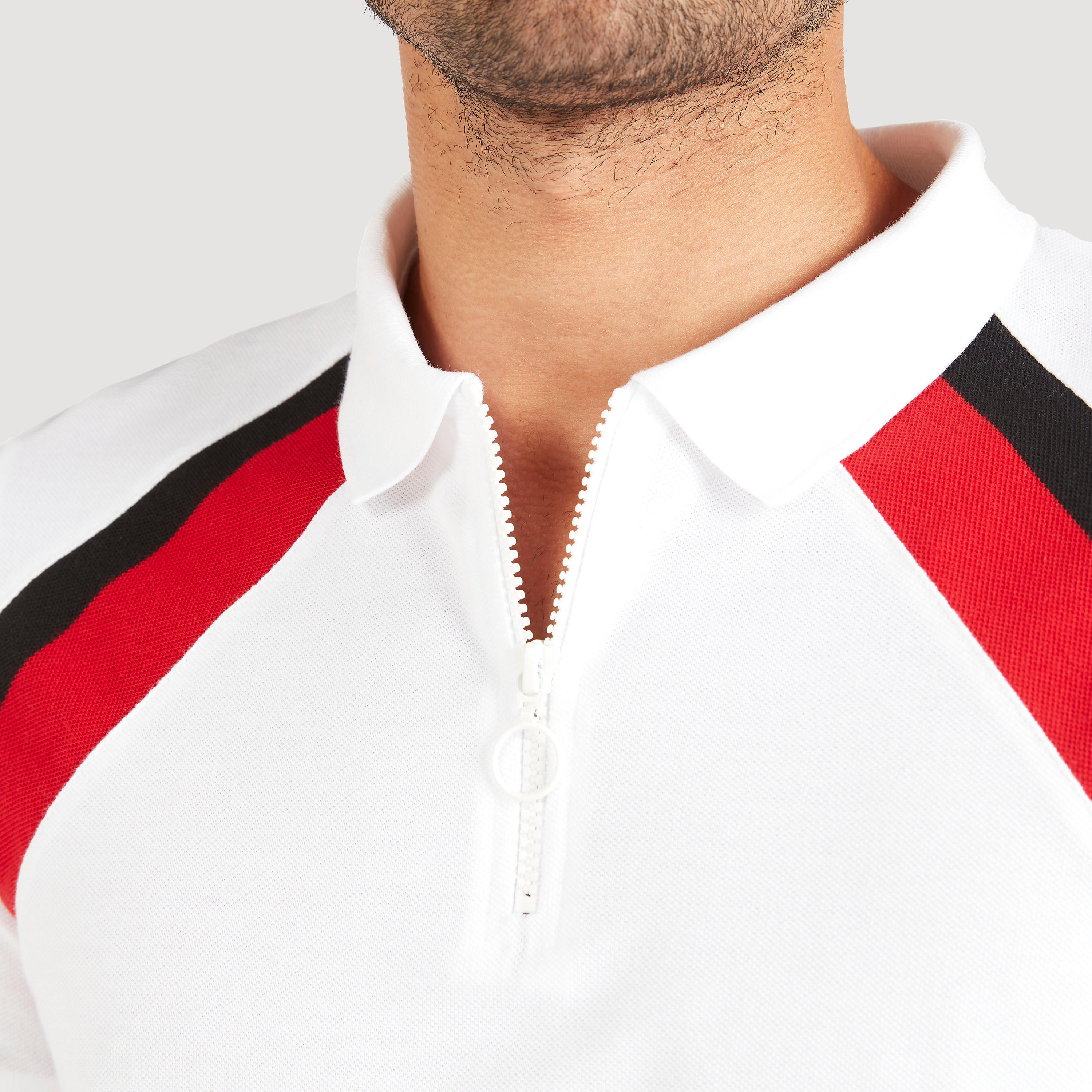 تيشيرت بولو سادة من آيكونيك-men-clothing-tshirtsandpolos-polos-image-1