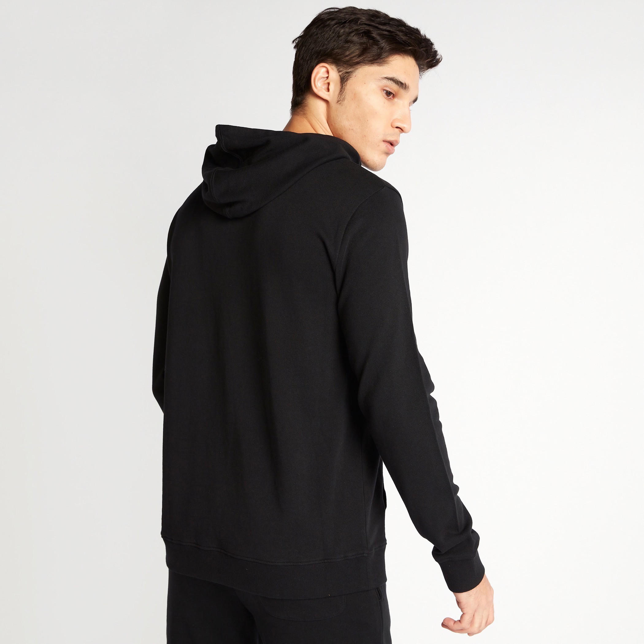 Iconic Graphic Print Hooded Sweatshirt with Long Sleeves-men-winterwear-hoodiesandsweatshirts-image-4