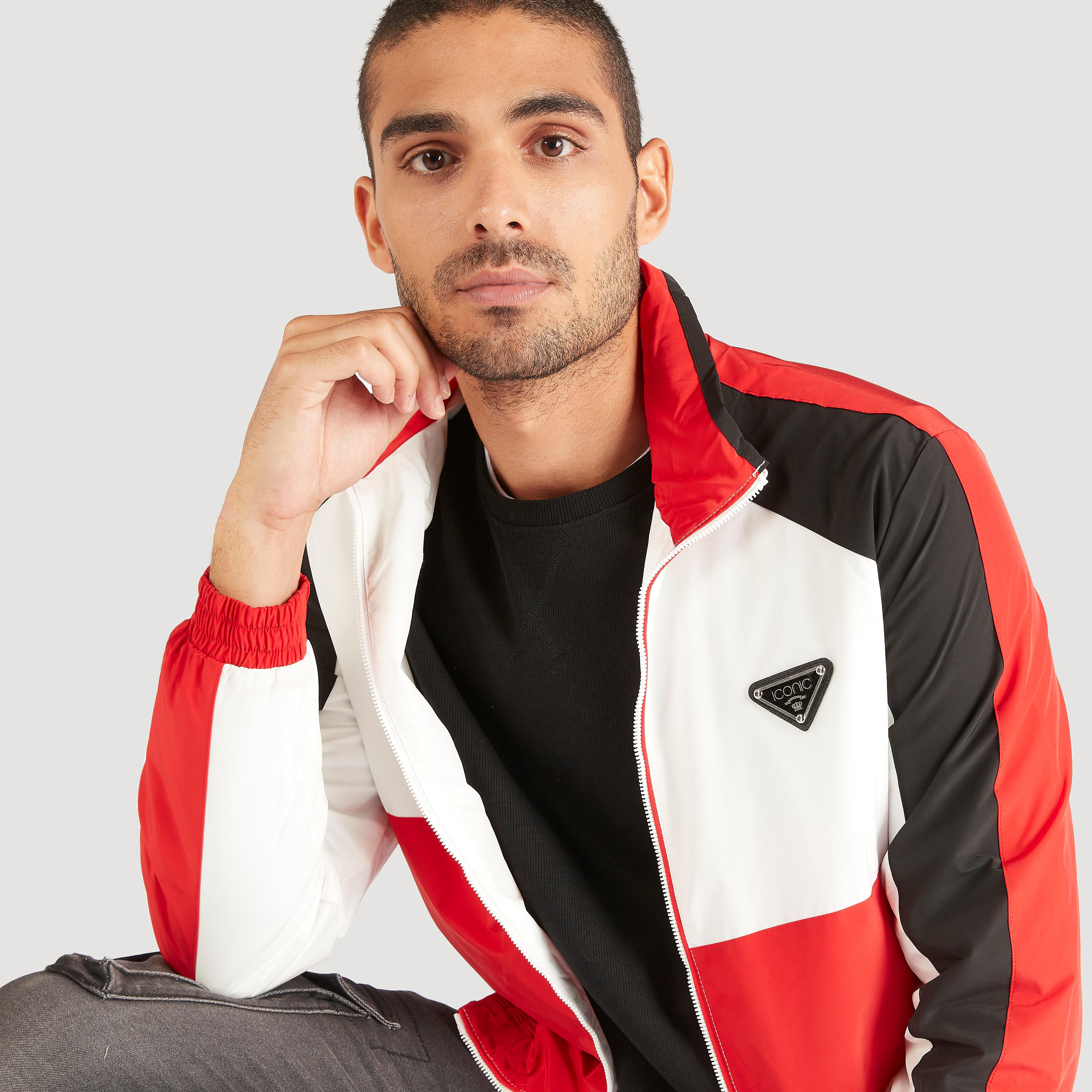 Iconic Zip Through Lightweight Jacket with High Neck and Pockets-men-clothing-jacketsandblazers-jackets-image-3