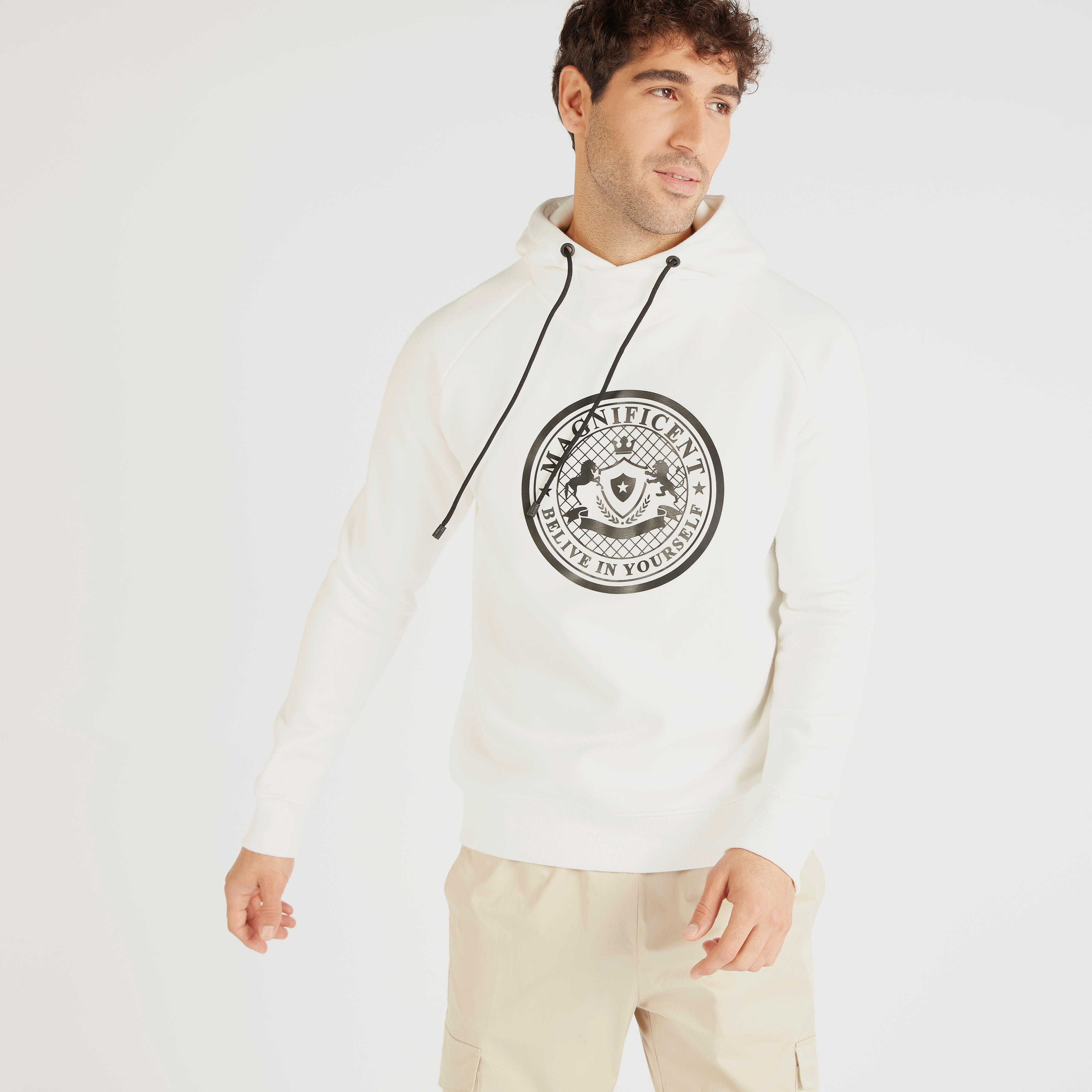 Printed Hooded Sweatshirt with Long Sleeves-men-winterwear-hoodiesandsweatshirts-image-3