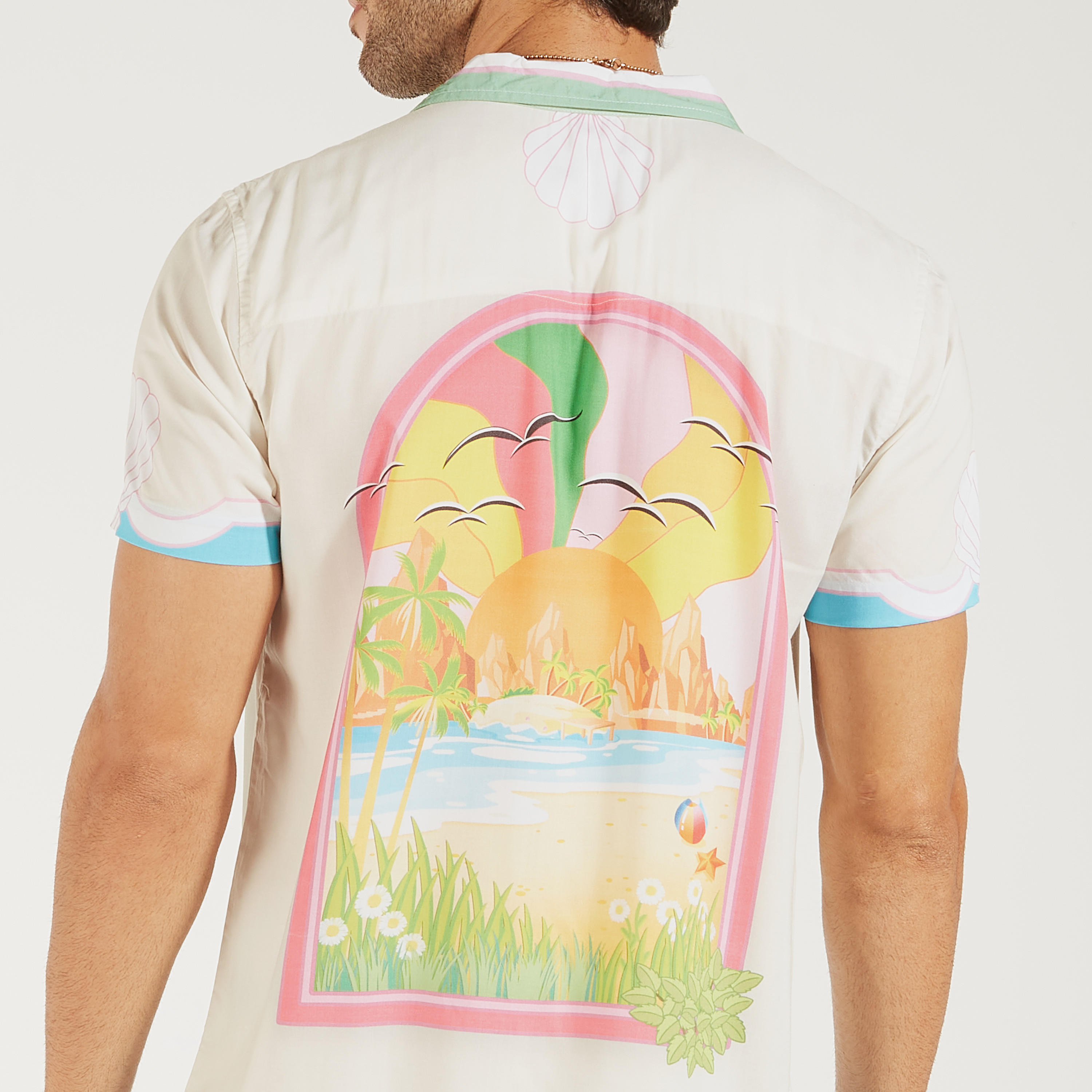 Iconic Printed Shirt with Short Sleeves and Button Closure-men-clothing-shirts-image-5