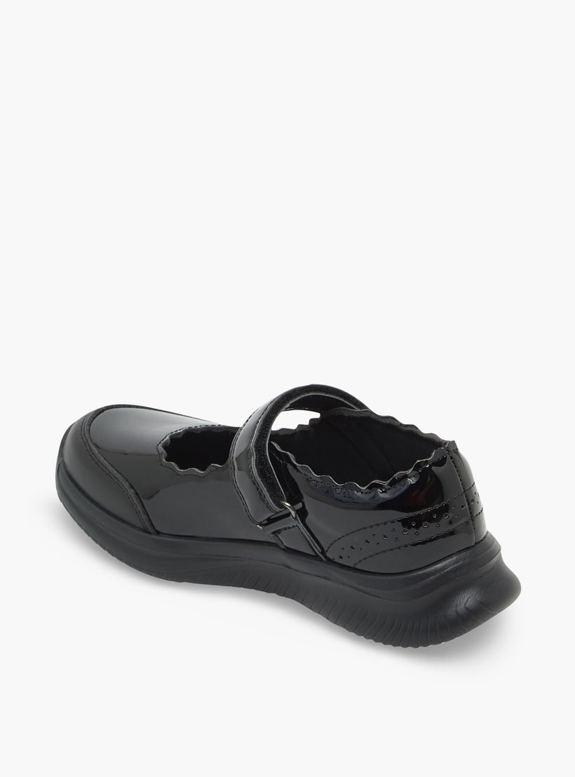 Dash Girls Hook & Loop Mary Jane School Shoes-girls-shoes-maryjanes-image-5