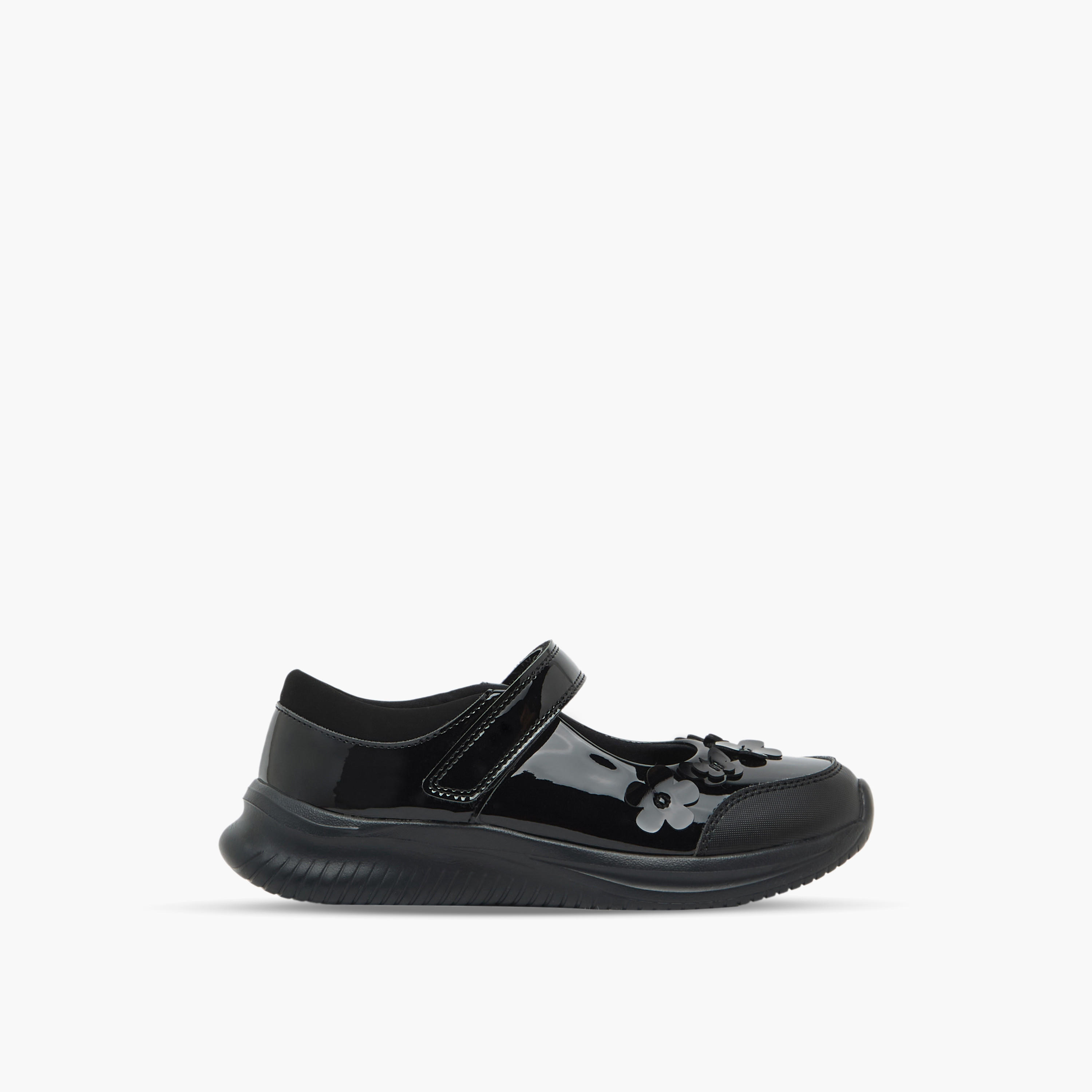 Dash Girls Hook & Loop Mary Jane School Shoes-girls-shoes-maryjanes-image-3