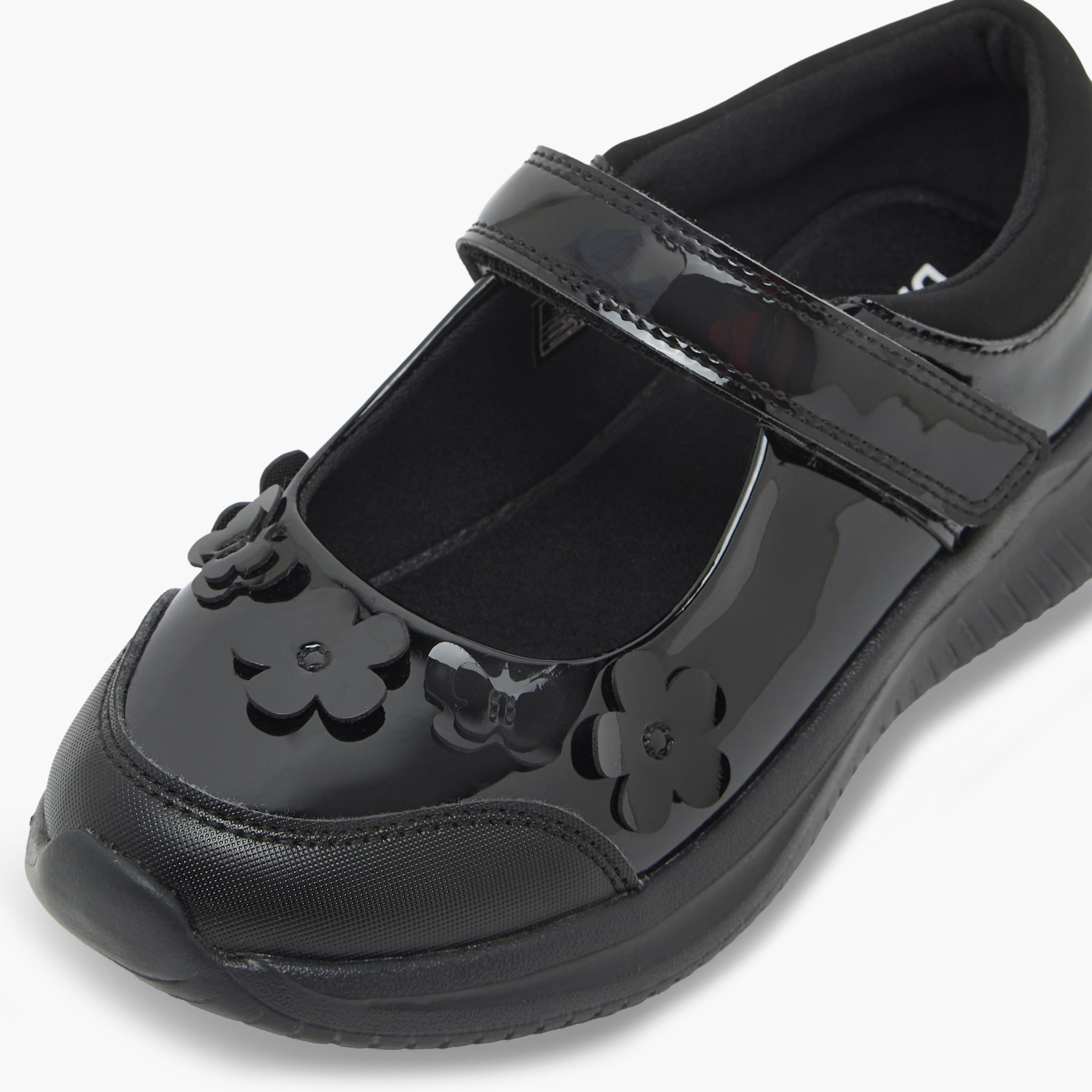 Dash Girls Hook & Loop Mary Jane School Shoes-girls-shoes-maryjanes-image-8