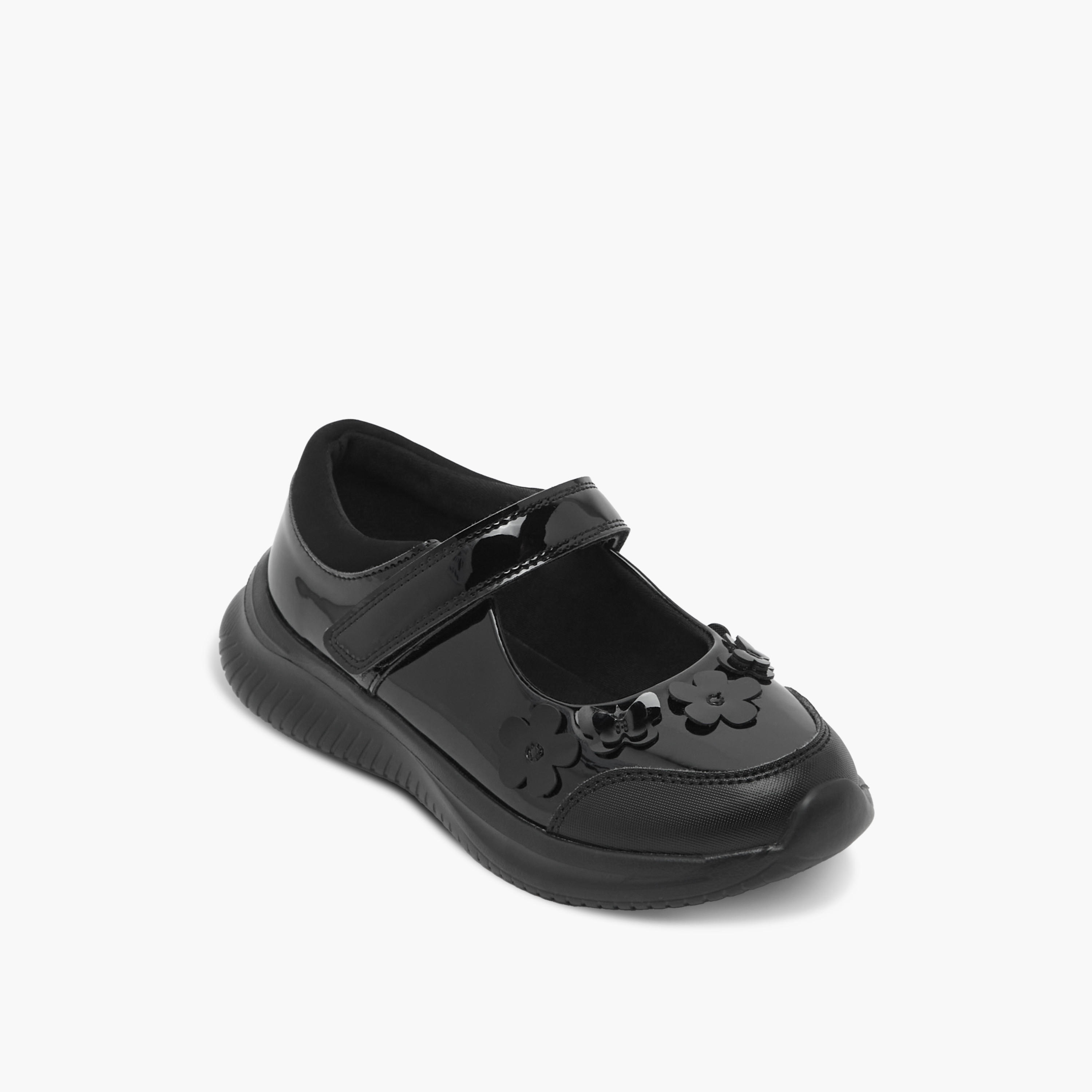 حذاء مدرسي ماري جين بشريط إغلاق لاصق للبنات من كابا-girls-shoes-maryjanes-image-2