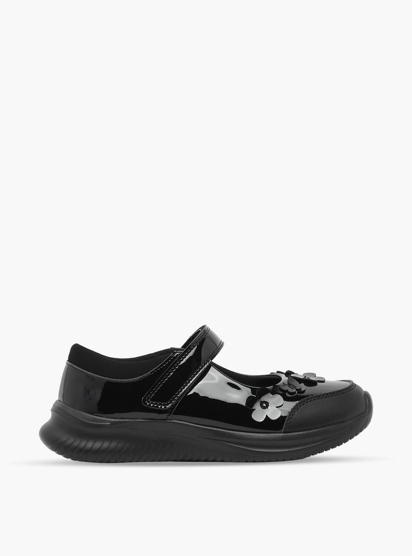 حذاء مدرسي ماري جين بشريط إغلاق لاصق للبنات من كابا-girls-shoes-maryjanes-image-3