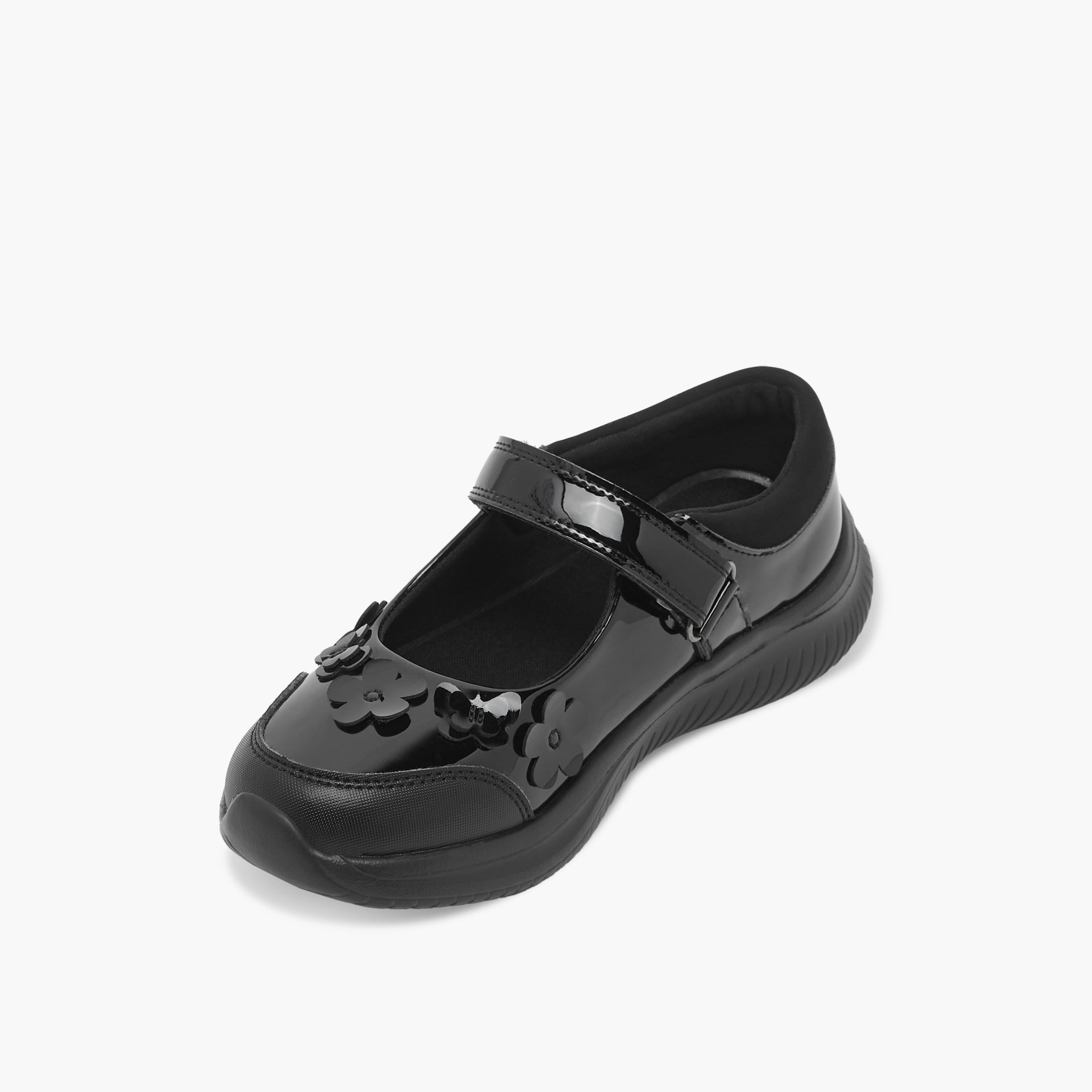 حذاء مدرسي ماري جين بشريط إغلاق لاصق للبنات من كابا-girls-shoes-maryjanes-image-4