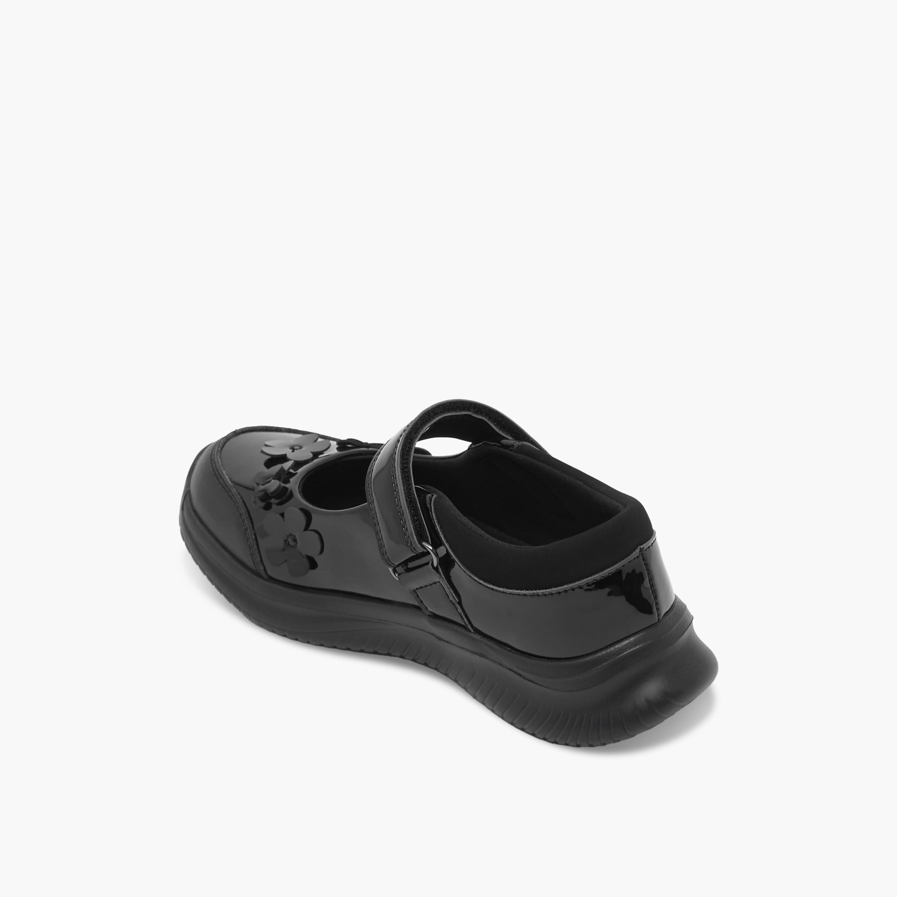 حذاء مدرسي ماري جين بشريط إغلاق لاصق للبنات من كابا-girls-shoes-maryjanes-image-5
