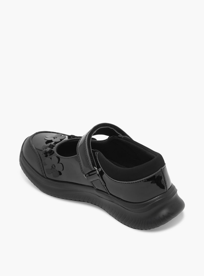 حذاء مدرسي ماري جين بشريط إغلاق لاصق للبنات من كابا-girls-shoes-maryjanes-image-5