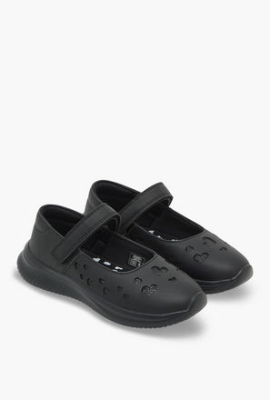 حذاء مدرسي ماري جين بشريط إغلاق لاصق للبنات من كابا-girls-shoes-maryjanes-image-1