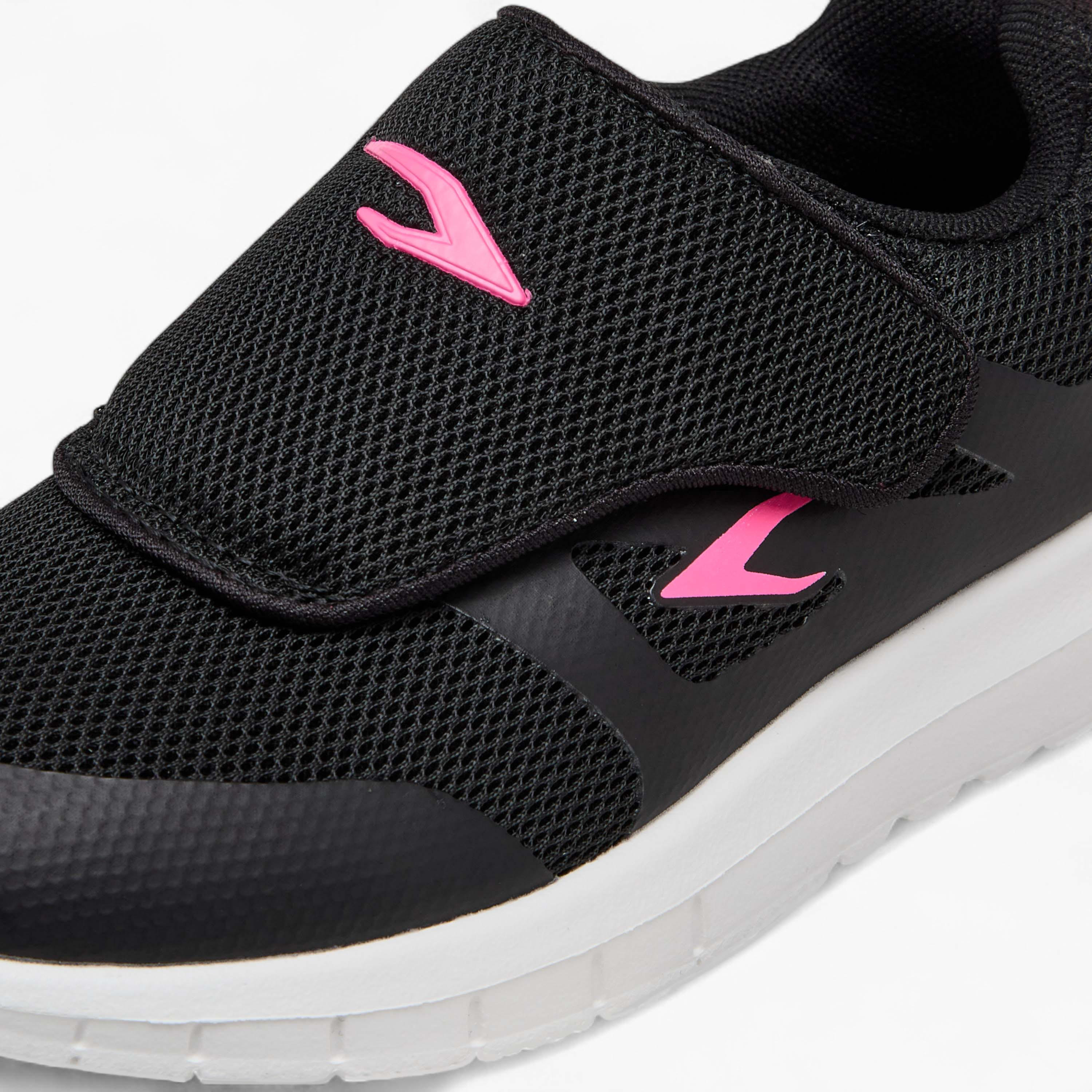 Dash Girls Textured Hook & Loop Walking Shoes-girls-shoes-sports-image-4