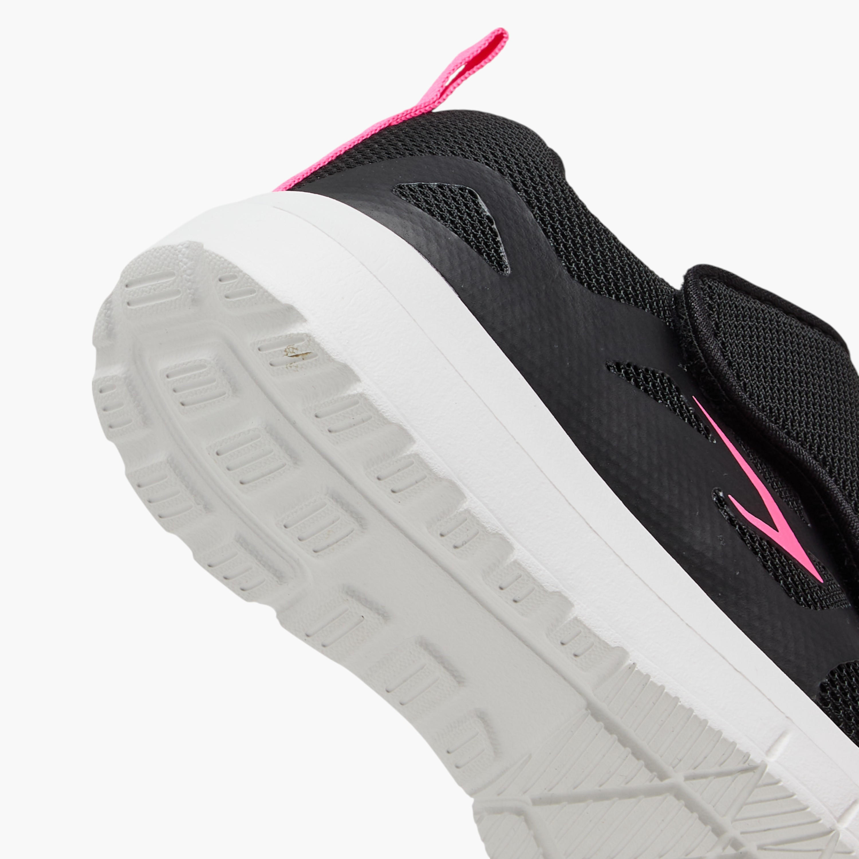 Dash Girls Textured Hook & Loop Walking Shoes-girls-shoes-sports-image-5