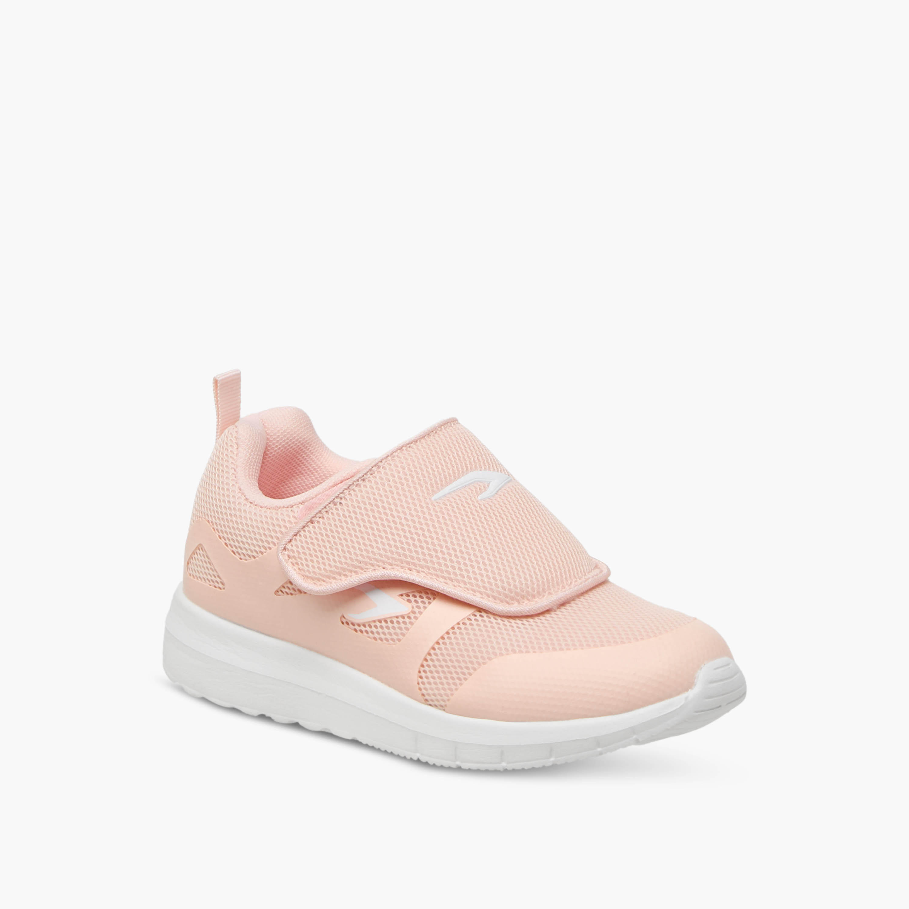 Dash Girls Textured Hook & Loop Walking Shoes-girls-shoes-sports-image-2