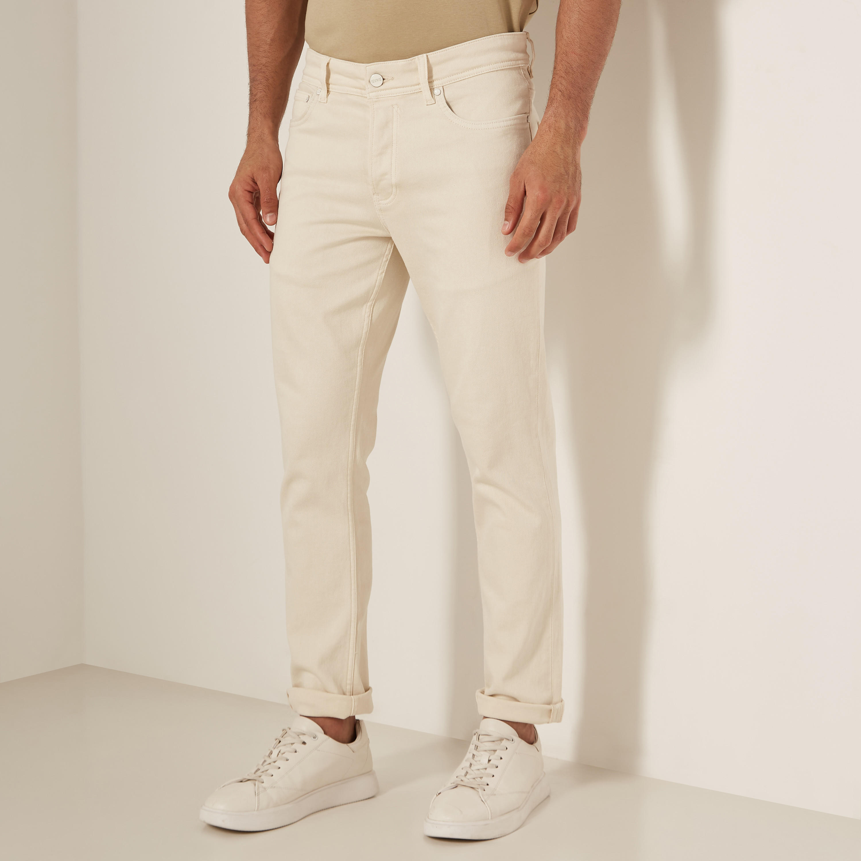 بنطلون جينز بقصة سليم وزر إغلاق-men-clothing-jeans-image-5