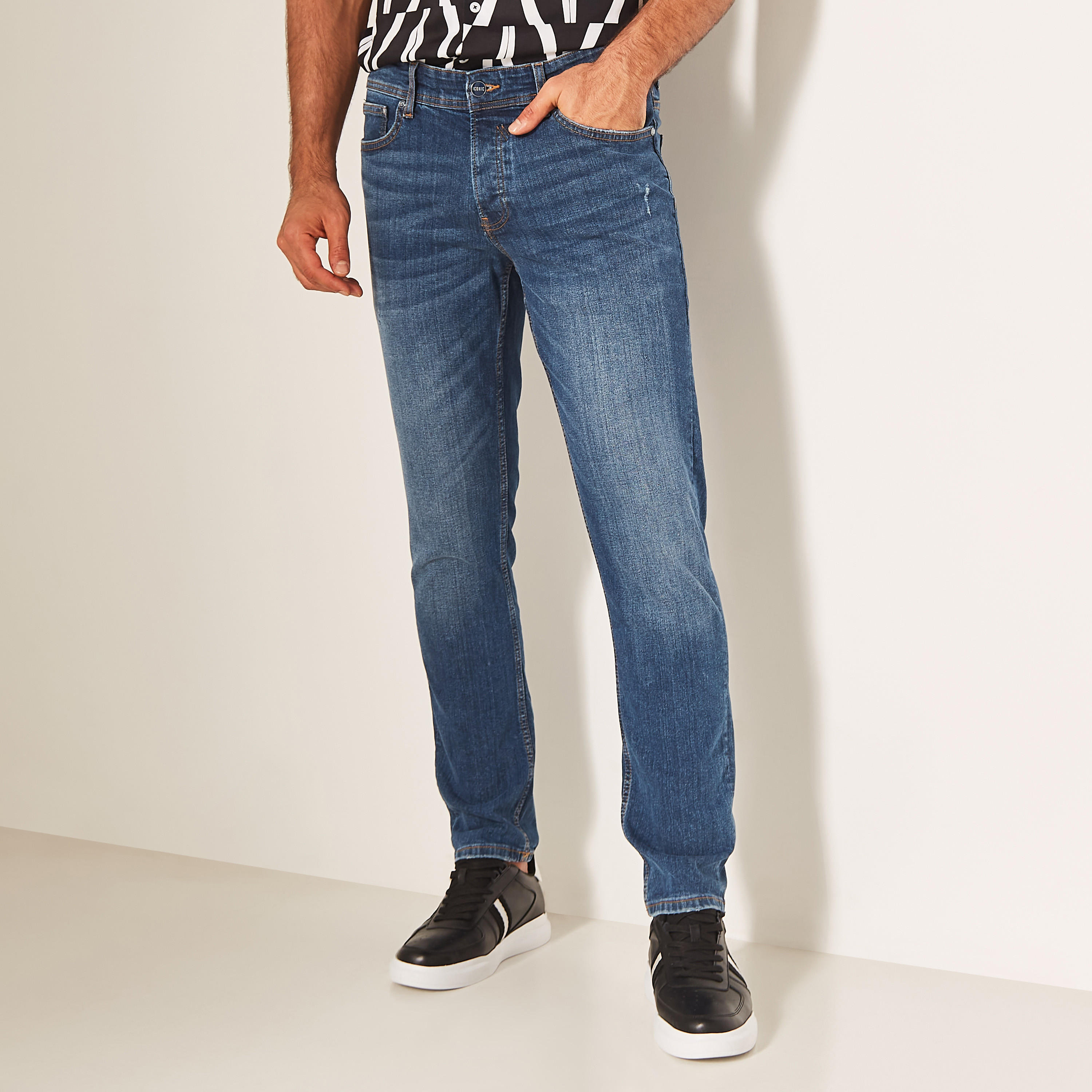 بنطلون جينز بقصة سليم وزر إغلاق-men-clothing-jeans-image-9