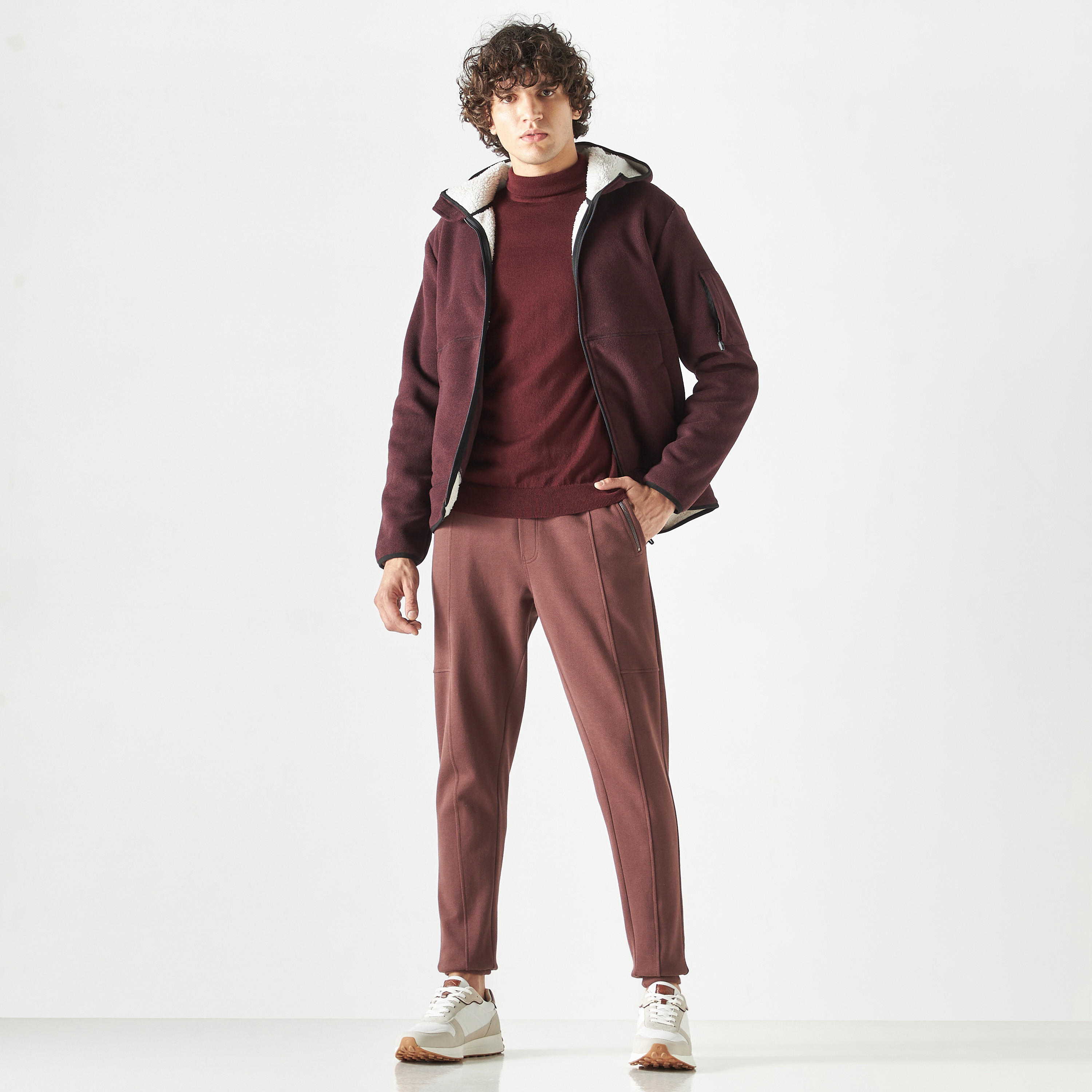 Iconic Mosean Joggers Pants with Drawstring Closure and Pockets-men-clothing-bottoms-joggers-image-2