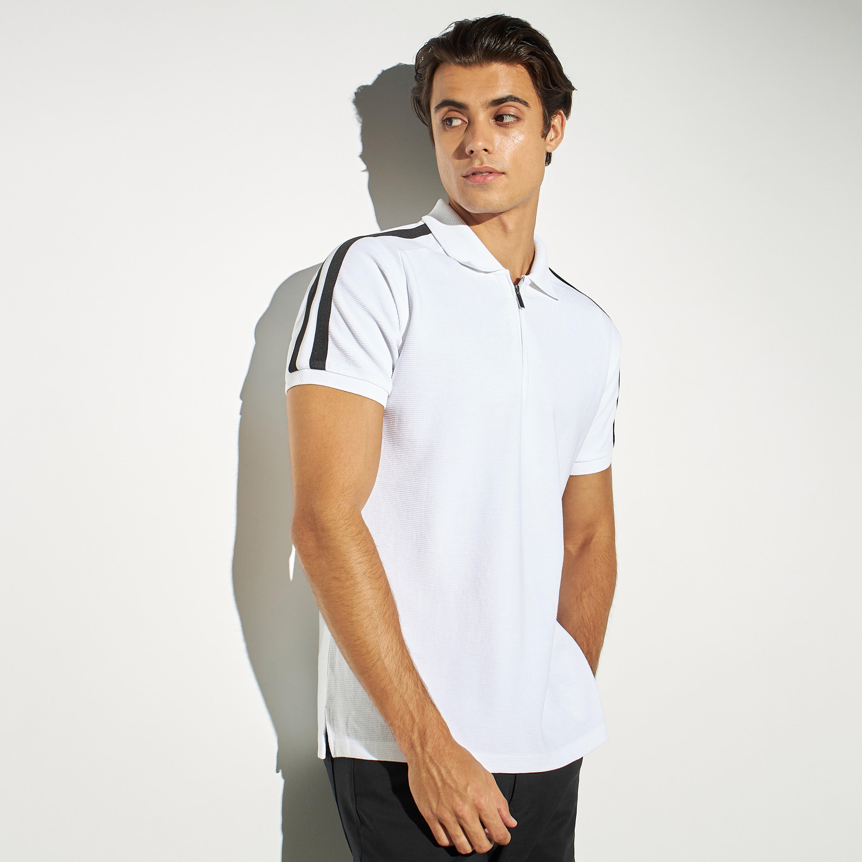 تيشيرت بولو بسحّاب إغلاق من آيكونك-men-clothing-tshirtsandpolos-polos-image-1
