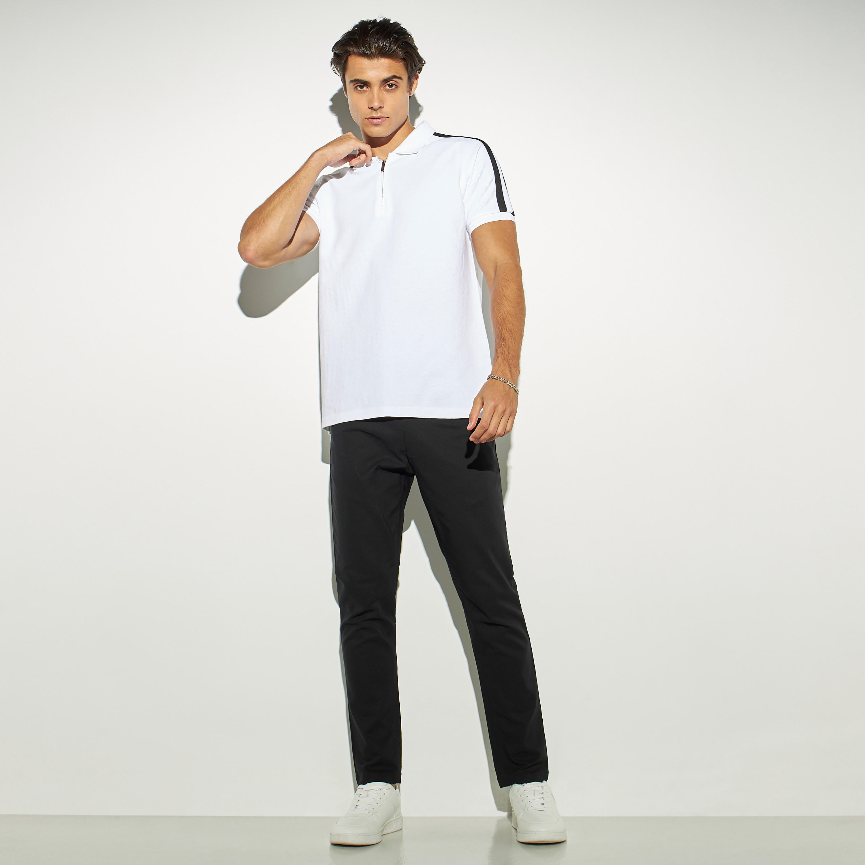 تيشيرت بولو بسحّاب إغلاق من آيكونك-men-clothing-tshirtsandpolos-polos-image-2