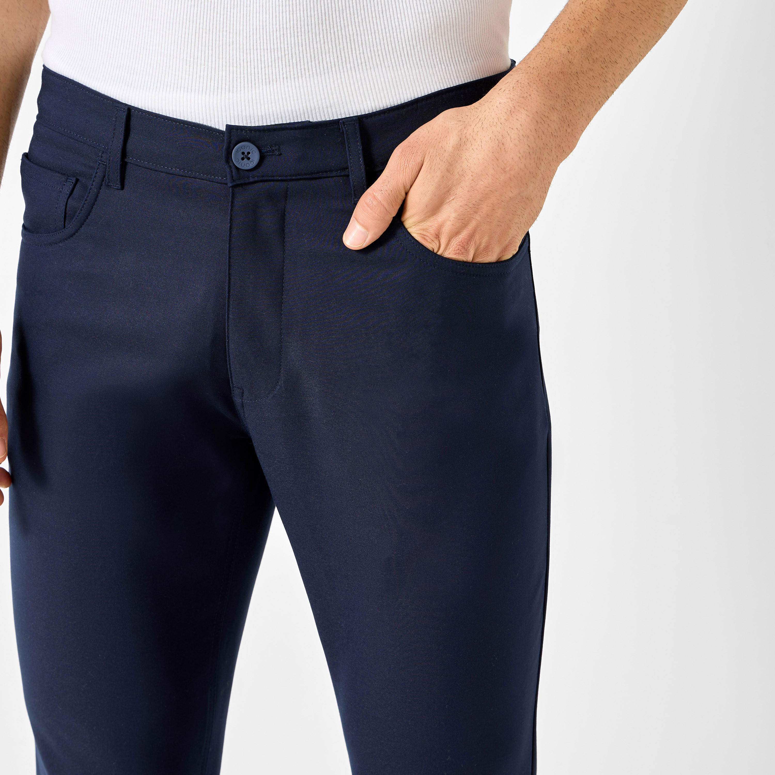 بنطلون بقصّة سليم وجيوب من آيكونيك-men-clothing-bottoms-trousersandchinos-trousers-image-4