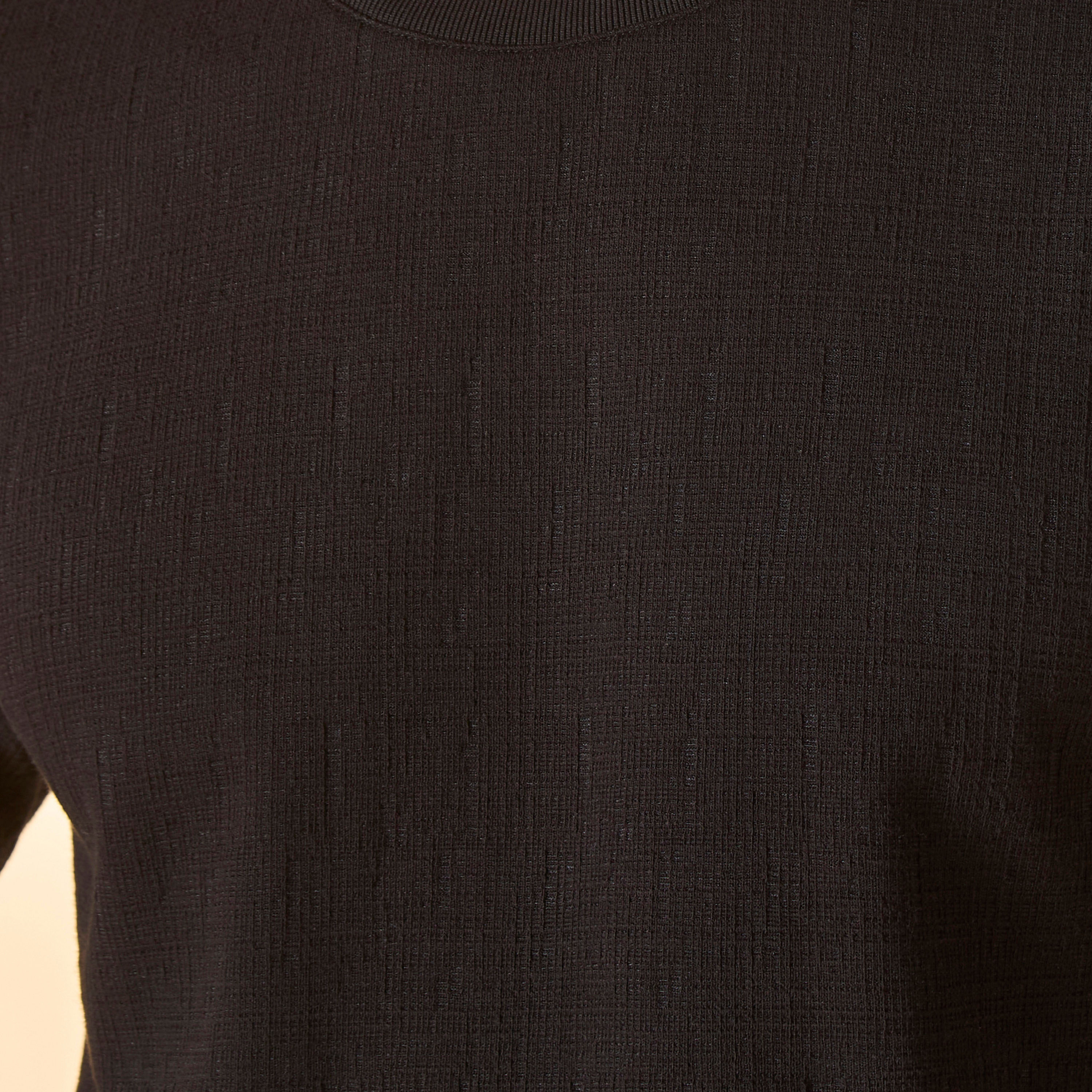 Iconic Textured T-shirt with Short Sleeves-men-clothing-tshirtsandpolos-tshirts-image-13