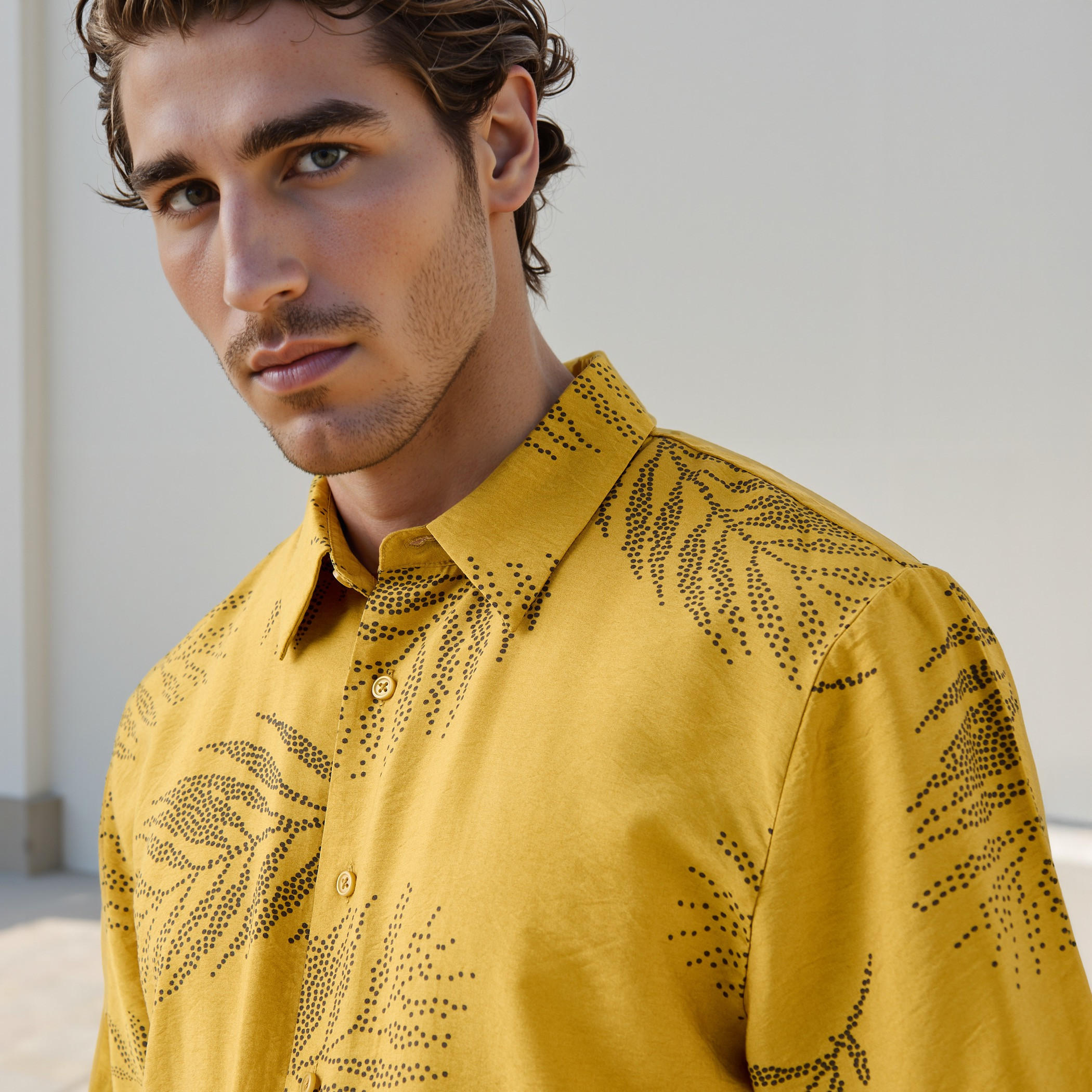 Iconic All-Over Leaf Print Shirt-men-clothing-shirts-image-4