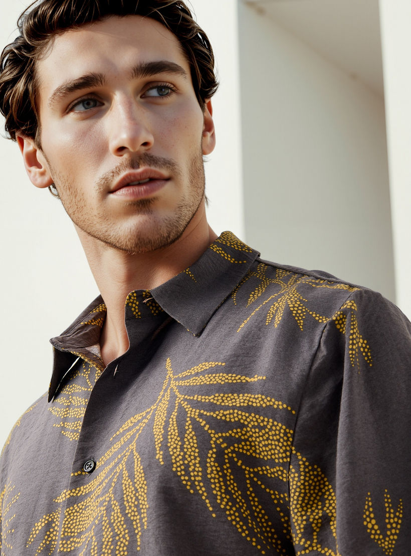 Iconic All-Over Leaf Print Shirt-men-clothing-shirts-image-4