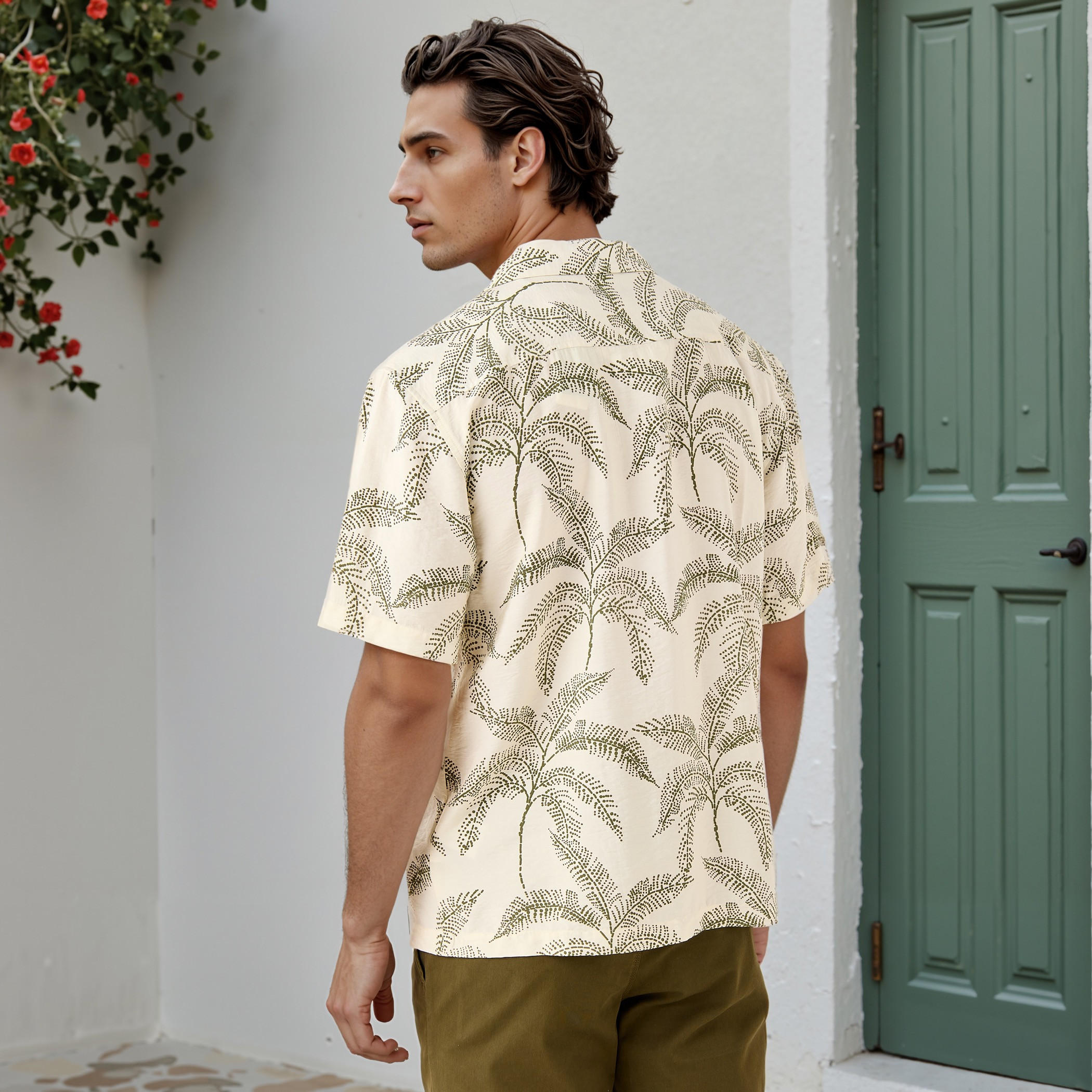 Iconic All-Over Leaf Print Shirt-men-clothing-shirts-image-3