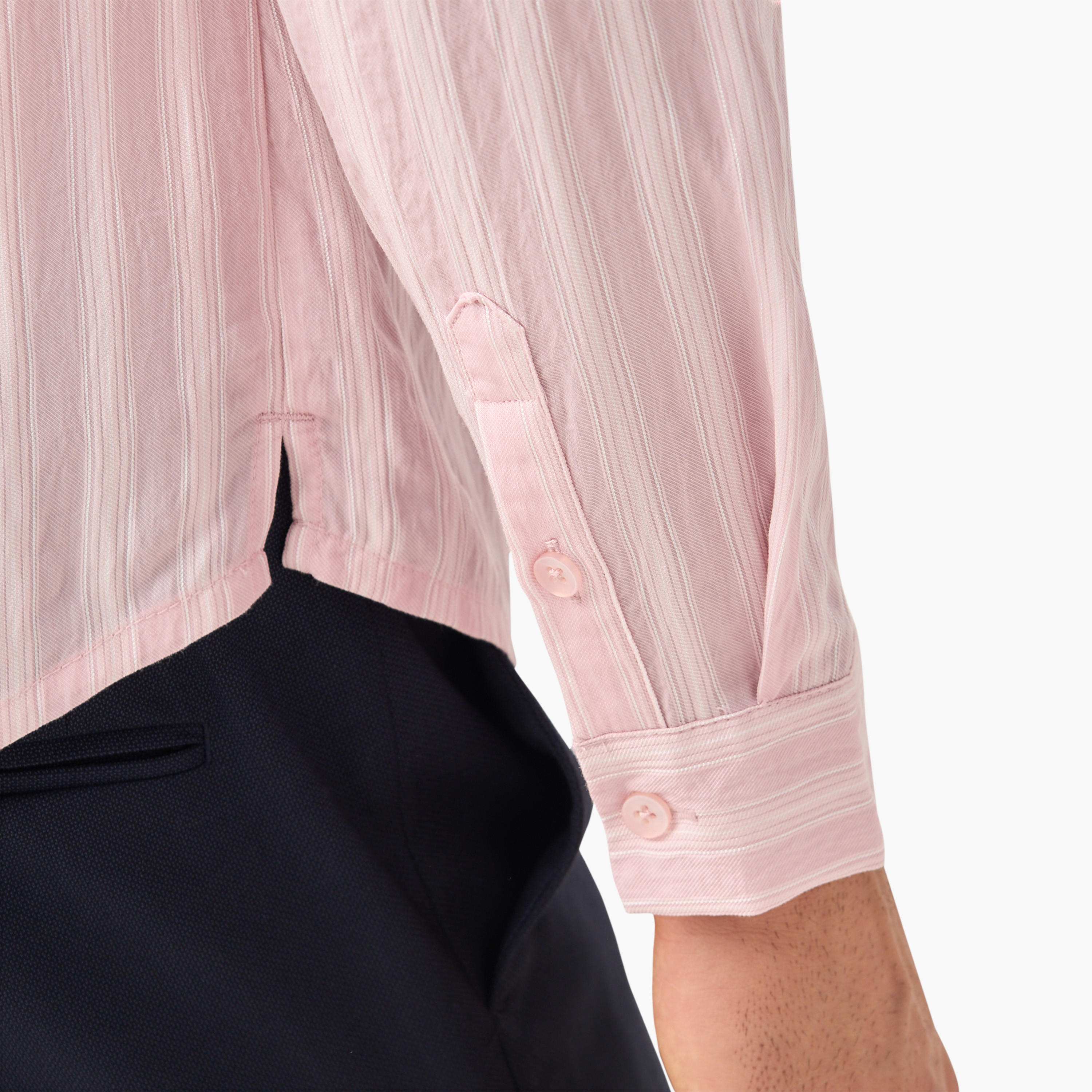 Iconic Regular Fit Striped Collared Shirt with Long Sleeves-men-clothing-shirts-image-6