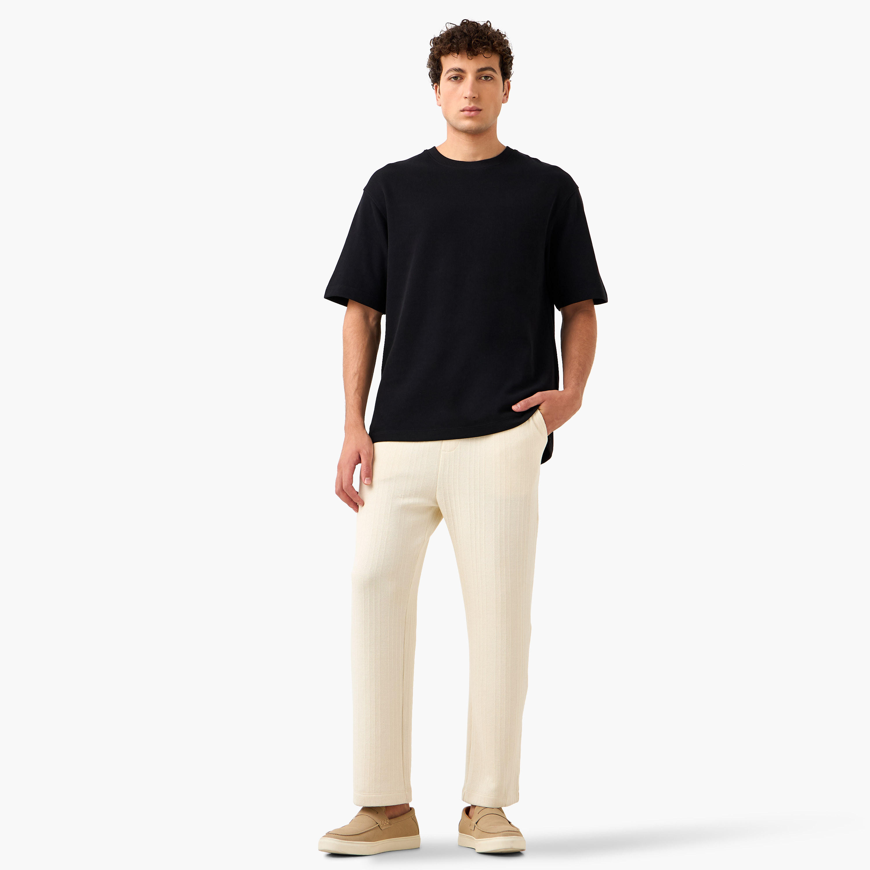 Iconic Textured T-shirt-men-clothing-tshirtsandpolos-tshirts-image-2