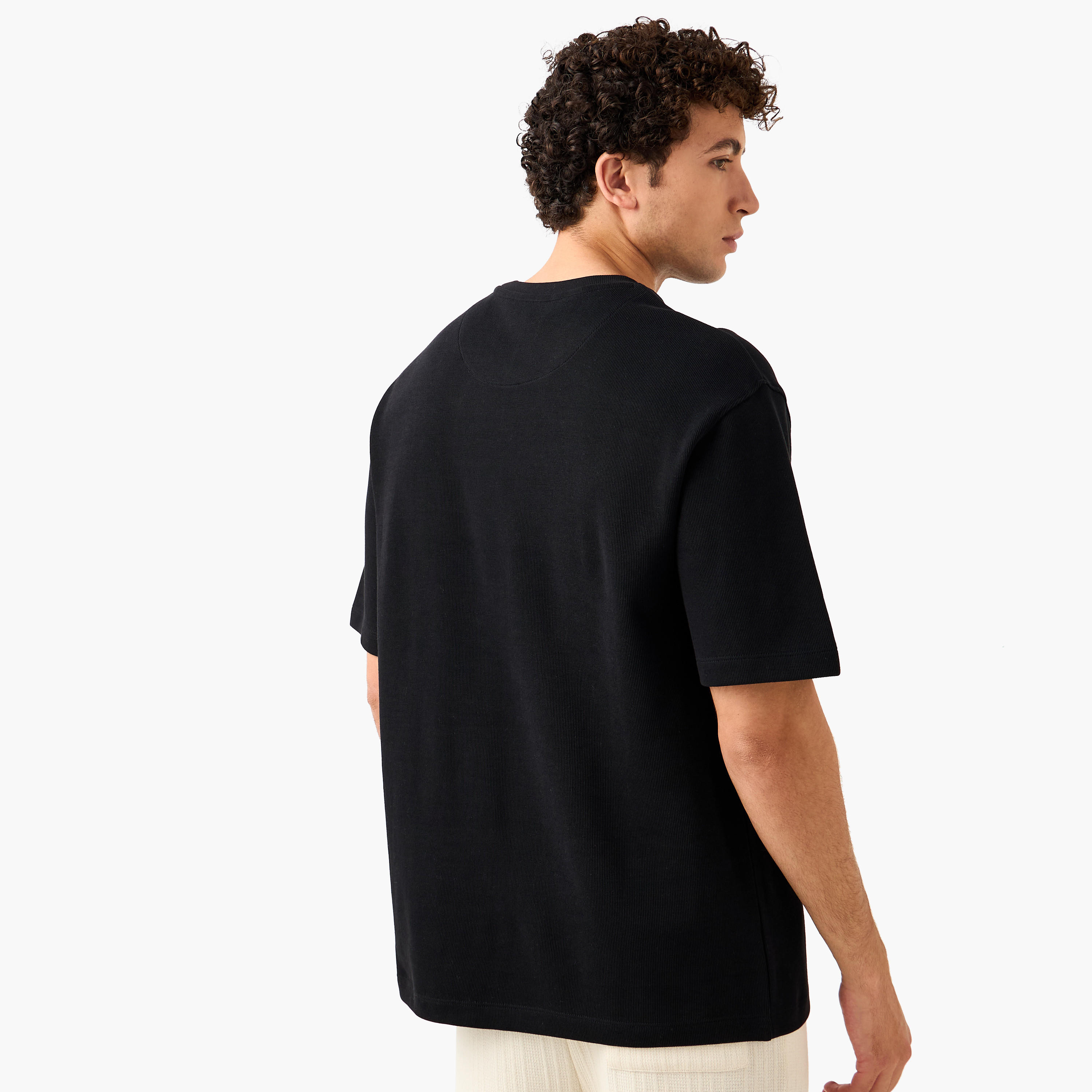 Iconic Textured T-shirt-men-clothing-tshirtsandpolos-tshirts-image-3