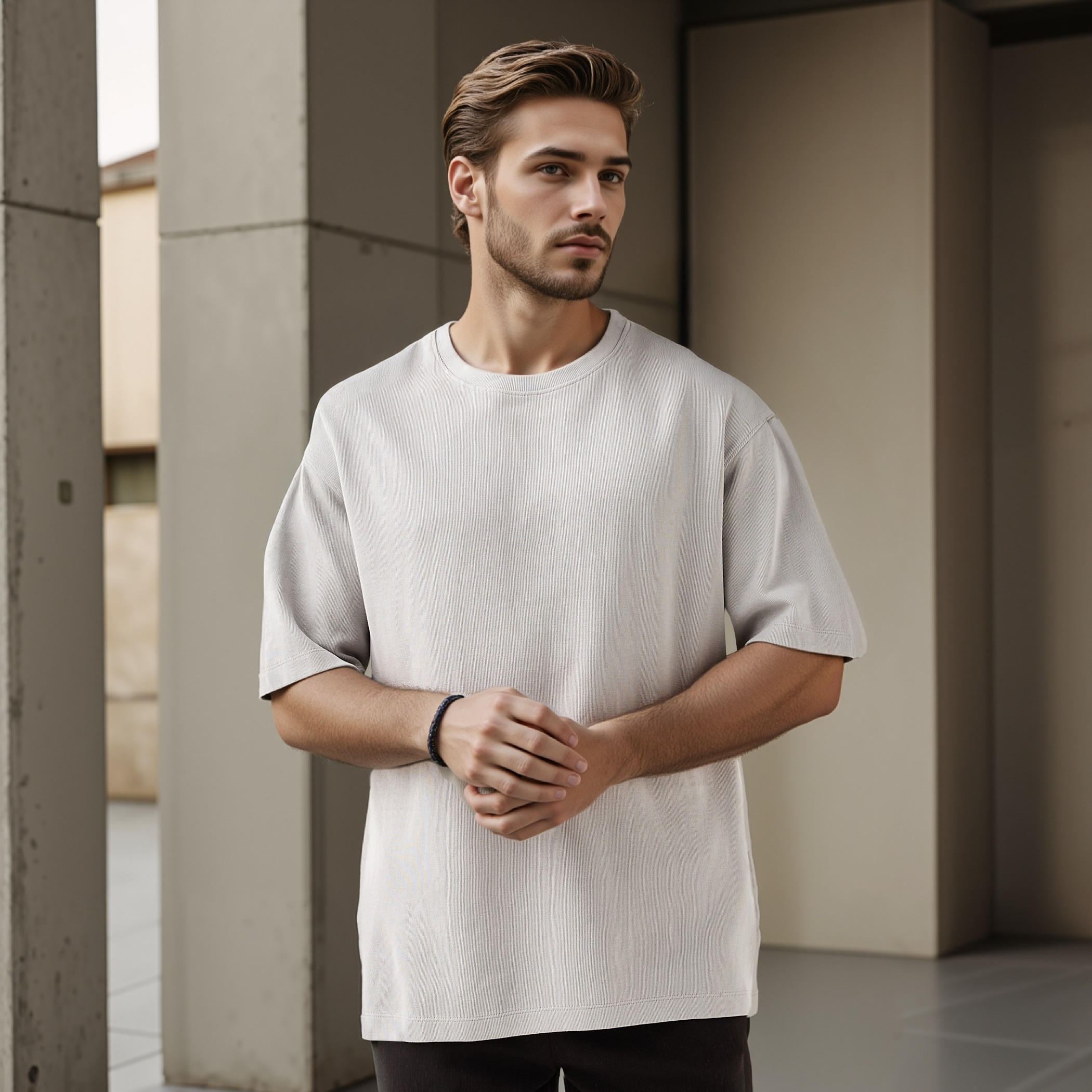 Iconic Textured T-shirt-men-clothing-tshirtsandpolos-tshirts-image-1