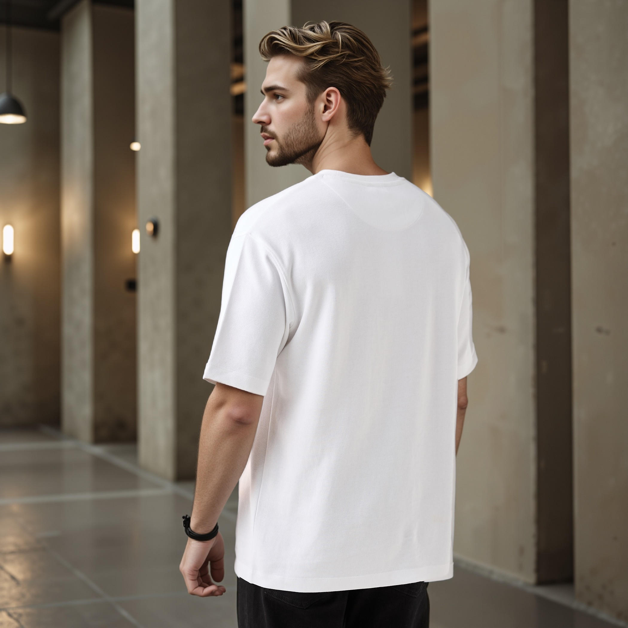تيشيرت بارز الملمس من آيكونيك-men-clothing-tshirtsandpolos-tshirts-image-3