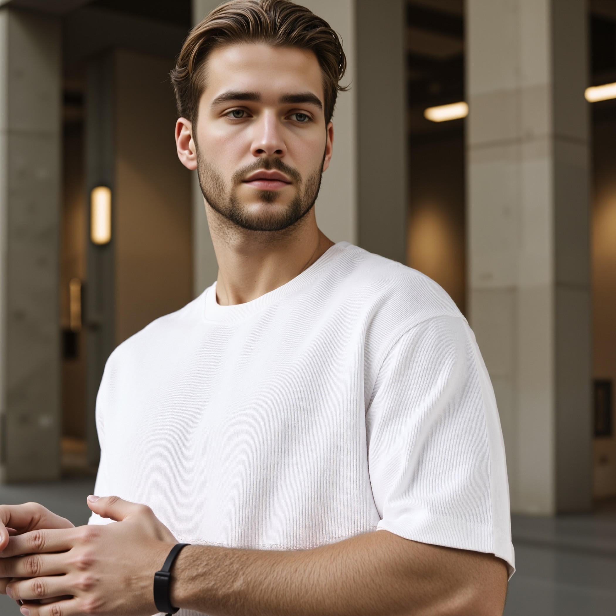تيشيرت بارز الملمس من آيكونيك-men-clothing-tshirtsandpolos-tshirts-image-2