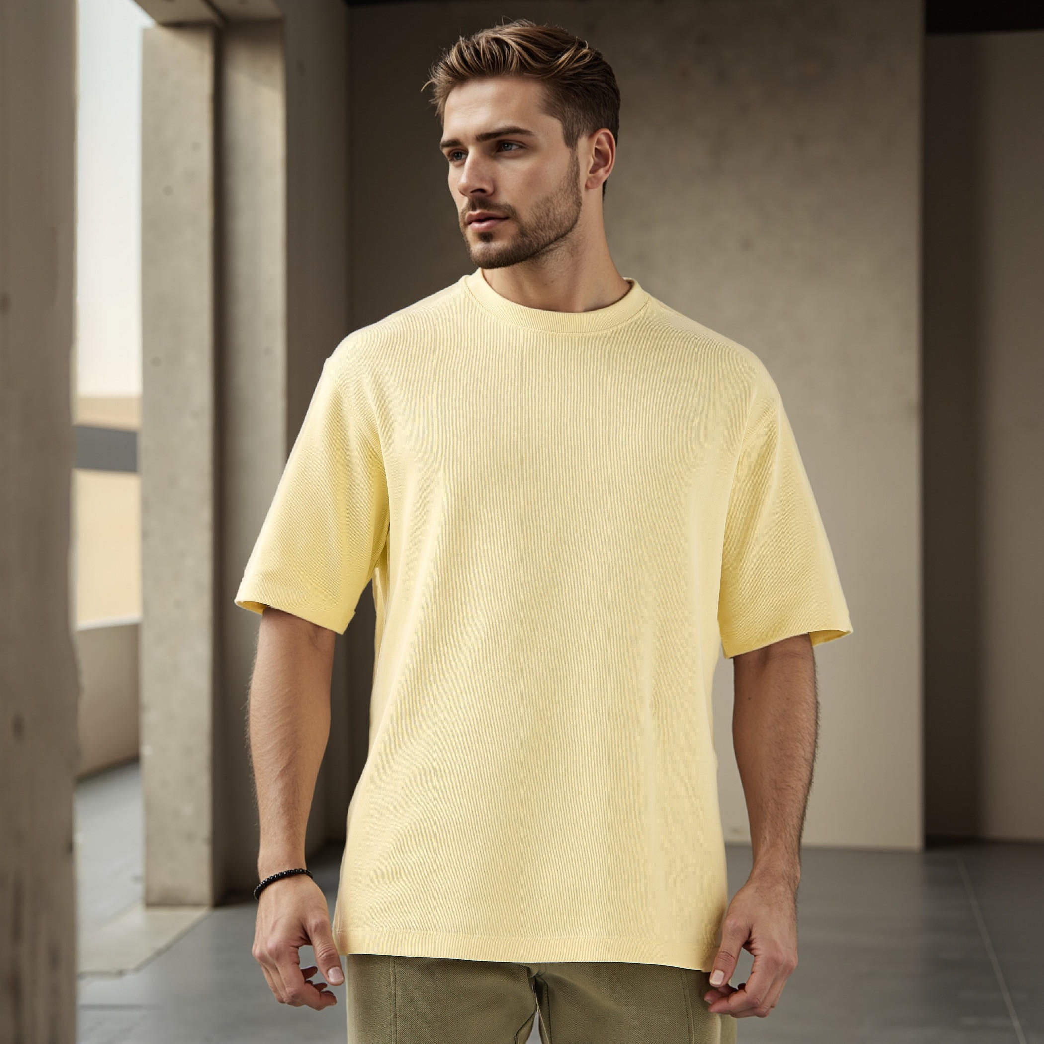 تيشيرت بارز الملمس من آيكونيك-men-clothing-tshirtsandpolos-tshirts-image-5
