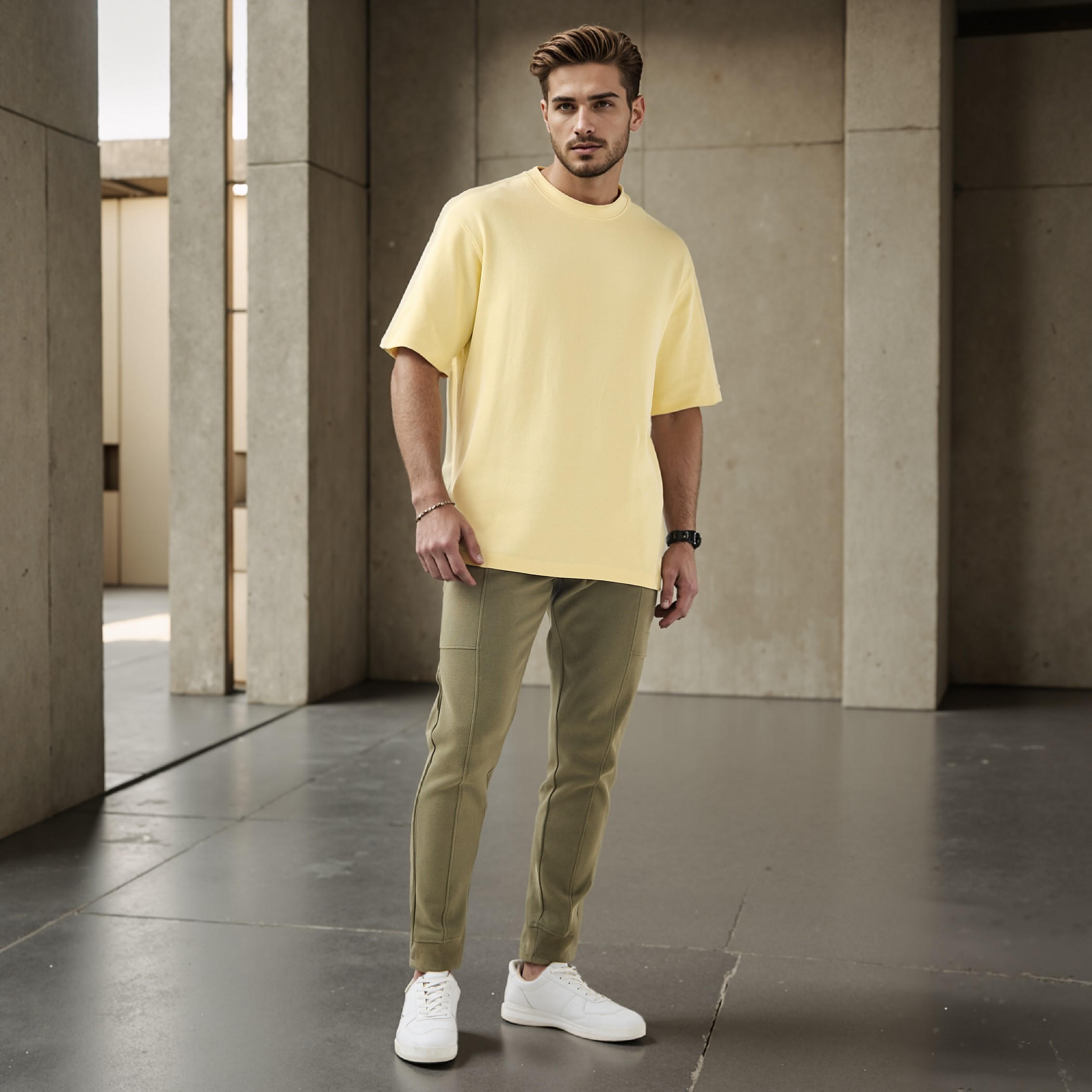 تيشيرت بارز الملمس من آيكونيك-men-clothing-tshirtsandpolos-tshirts-image-4