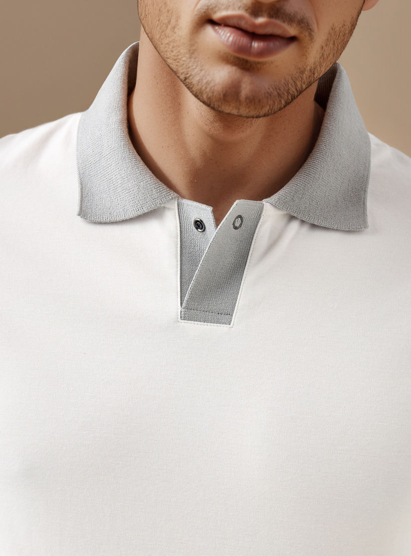 تيشيرت بولو بقصة عادية من أيكونيك-men-clothing-tshirtsandpolos-polos-image-4