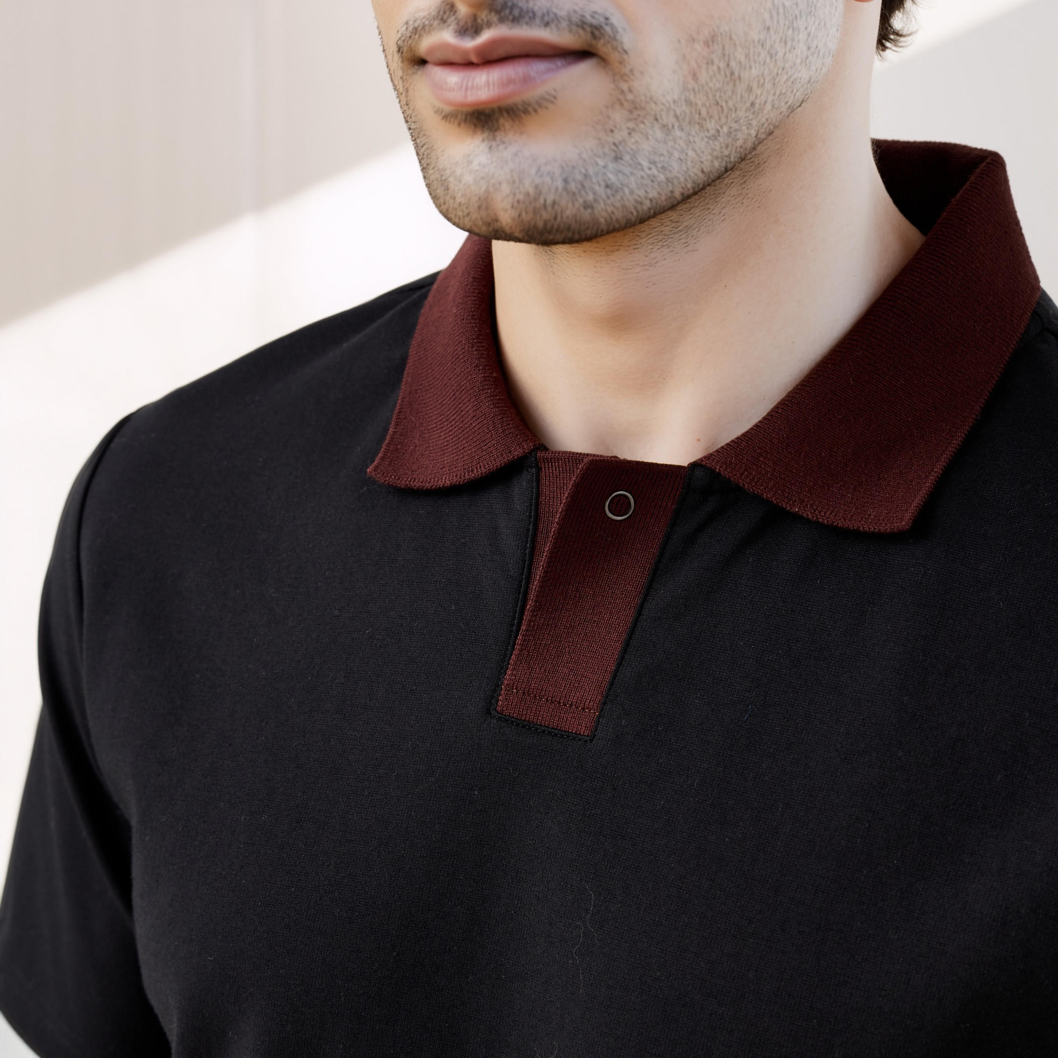 تيشيرت بولو بقصة عادية من أيكونيك-men-clothing-tshirtsandpolos-polos-image-4