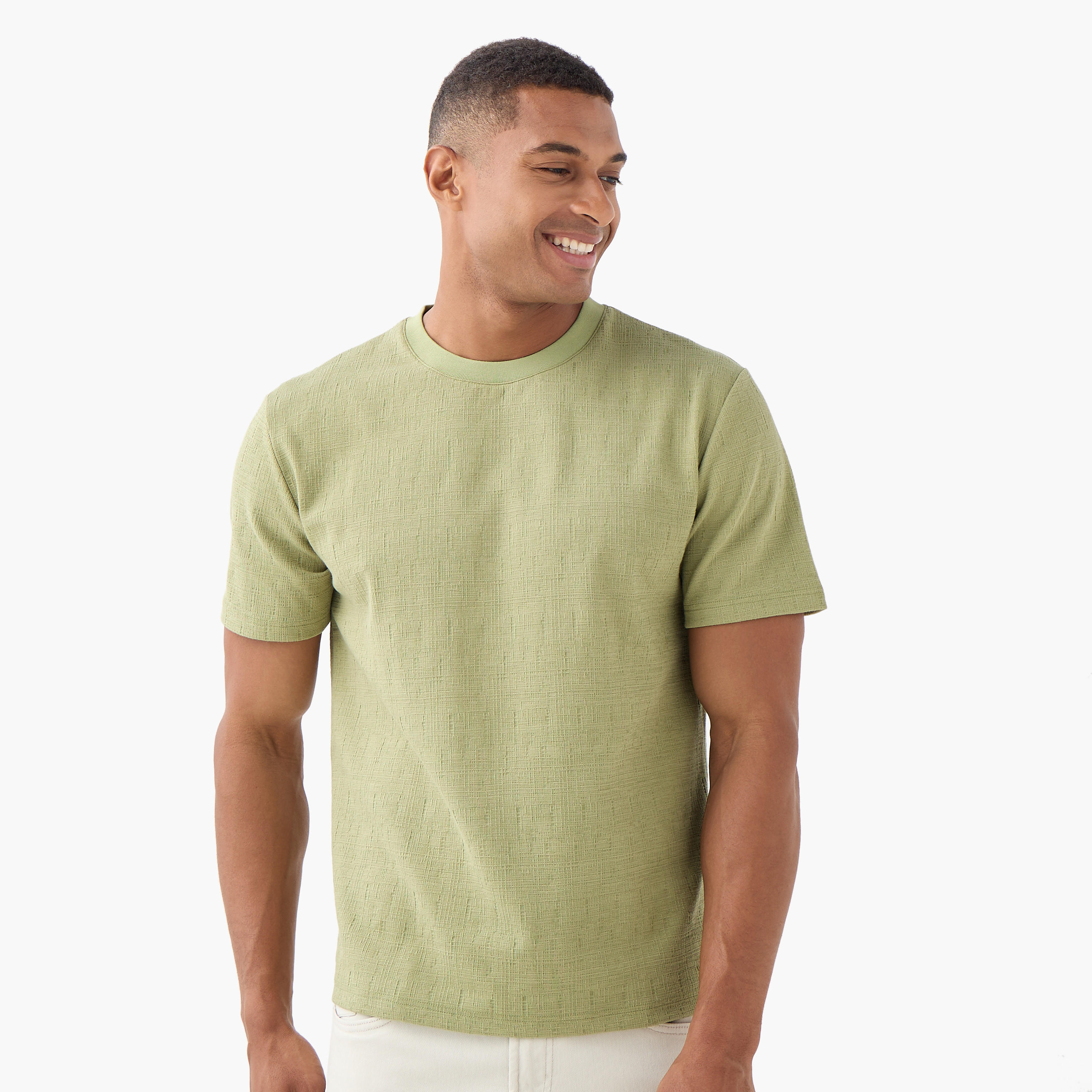 Iconic Relaxed Fit Textured T-shirt-men-clothing-tshirtsandpolos-tshirts-image-1
