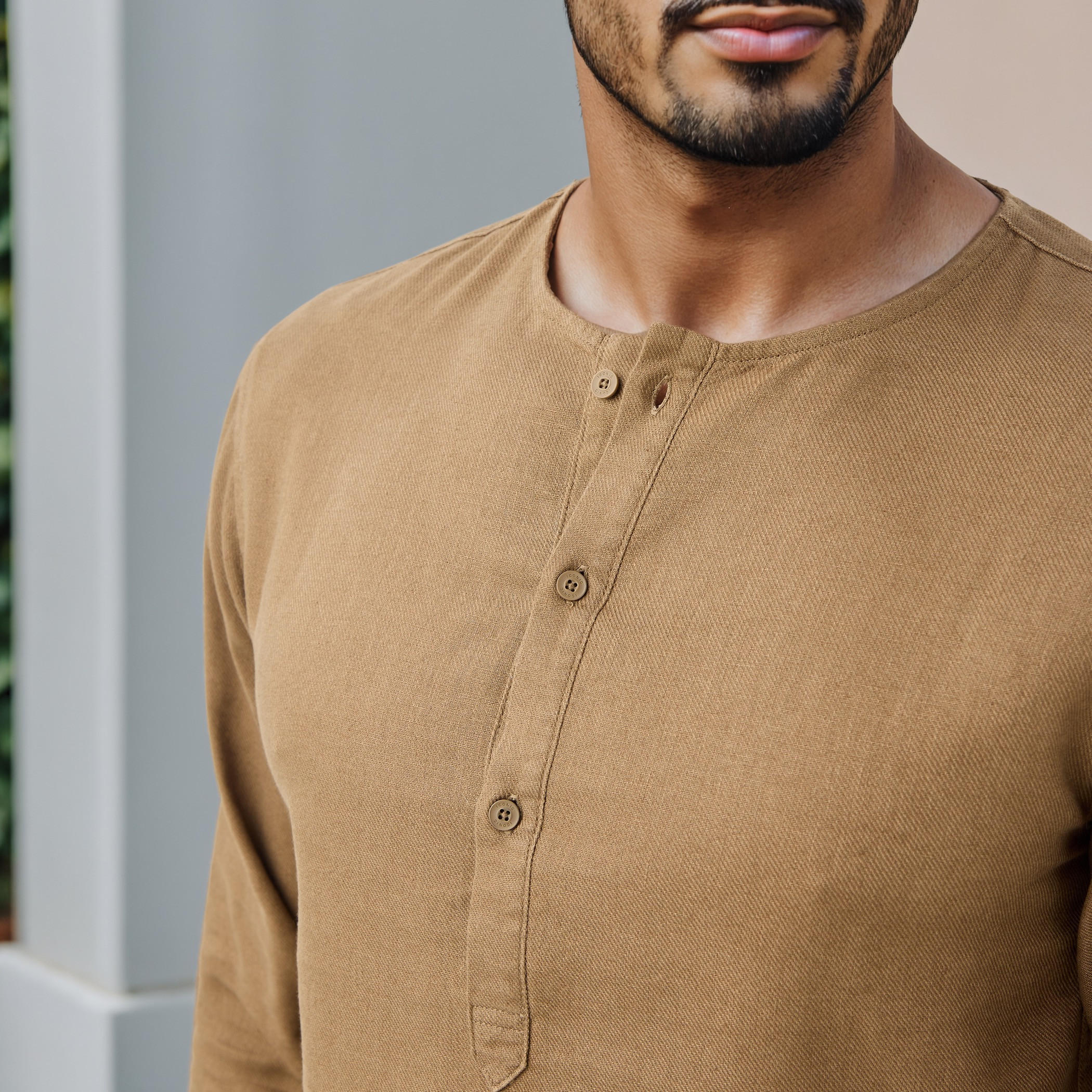 Iconic Regular Fit Linen Blend Shirt-men-clothing-shirts-image-4