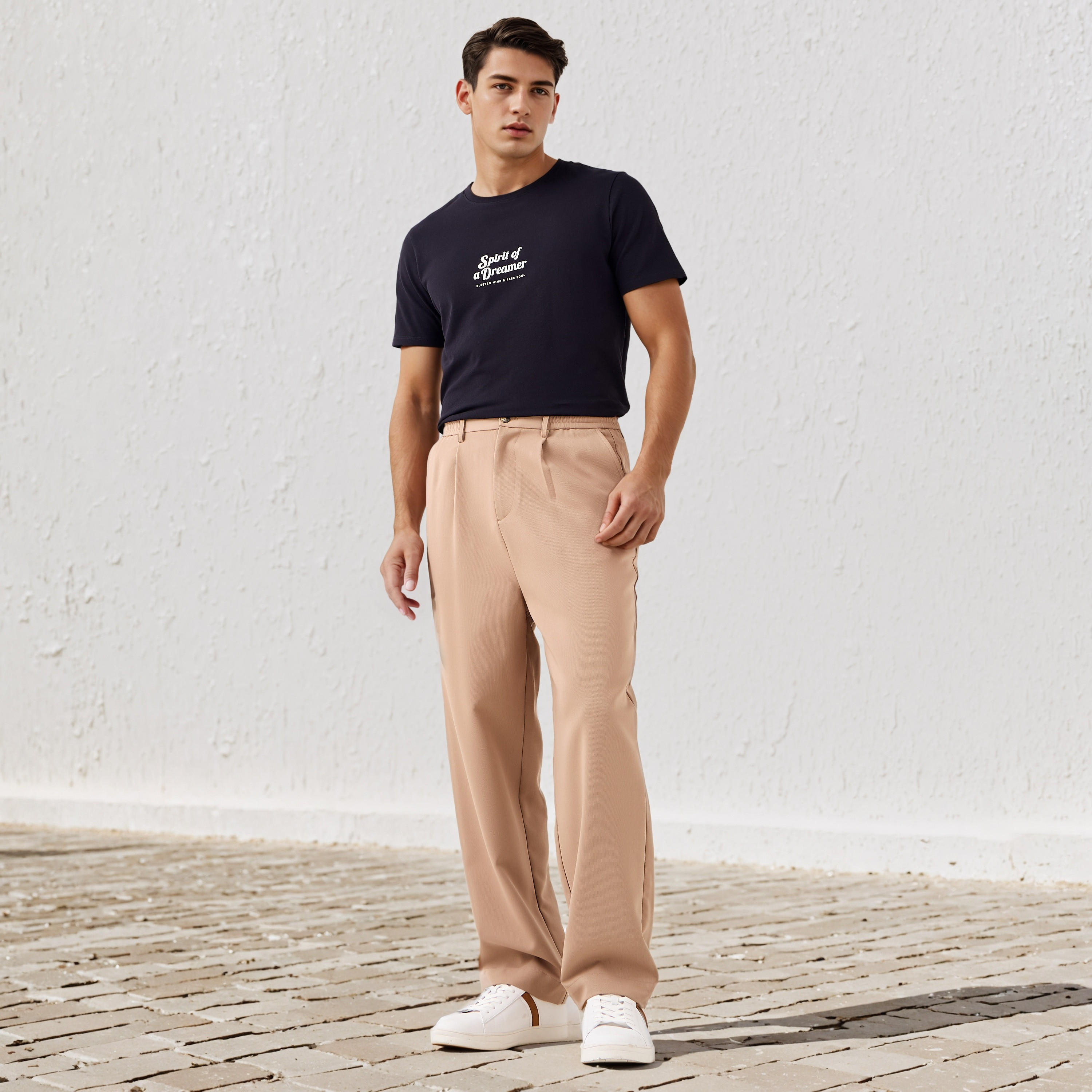 تيشيرت بيكيه بطبعات شعار من آيكونيك-men-clothing-tshirtsandpolos-tshirts-image-2