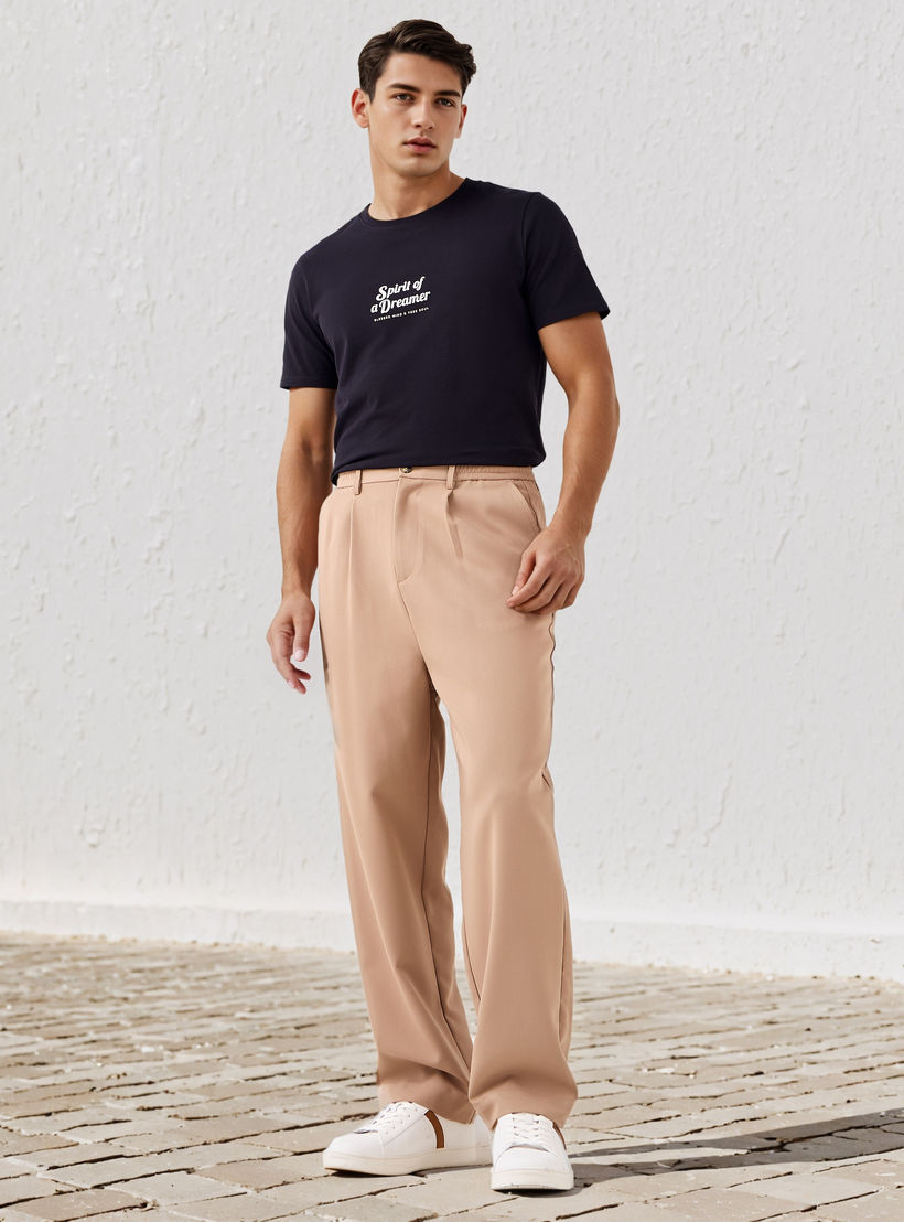 تيشيرت بيكيه بطبعات شعار من آيكونيك-men-clothing-tshirtsandpolos-tshirts-image-2
