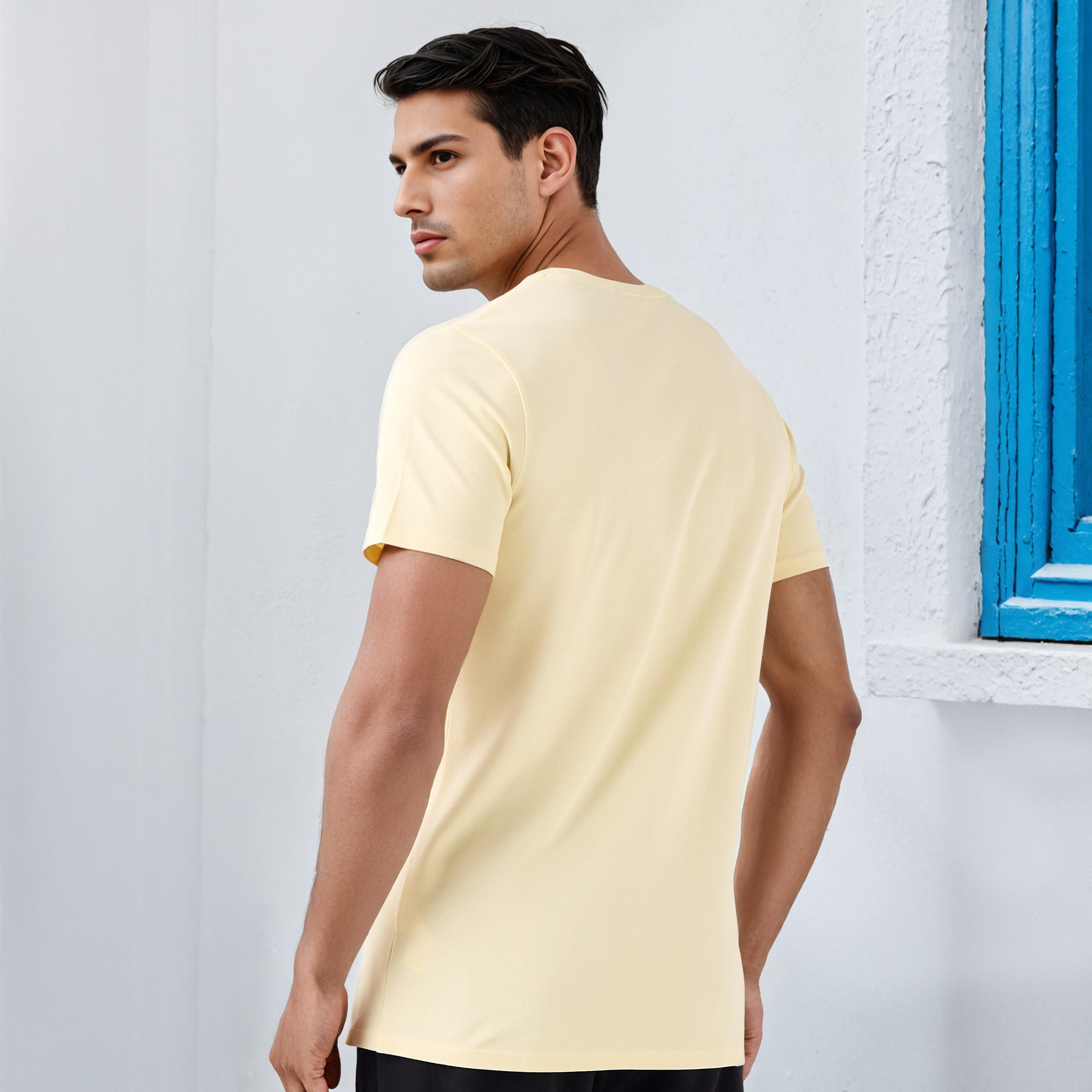 تيشيرت بيكيه بطبعات شعار من آيكونيك-men-clothing-tshirtsandpolos-tshirts-image-3