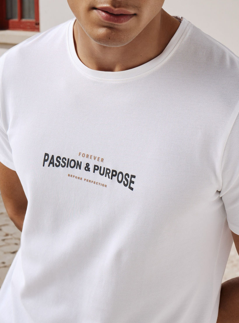 تيشيرت بيكيه بطبعات شعار من آيكونيك-men-clothing-tshirtsandpolos-tshirts-image-4