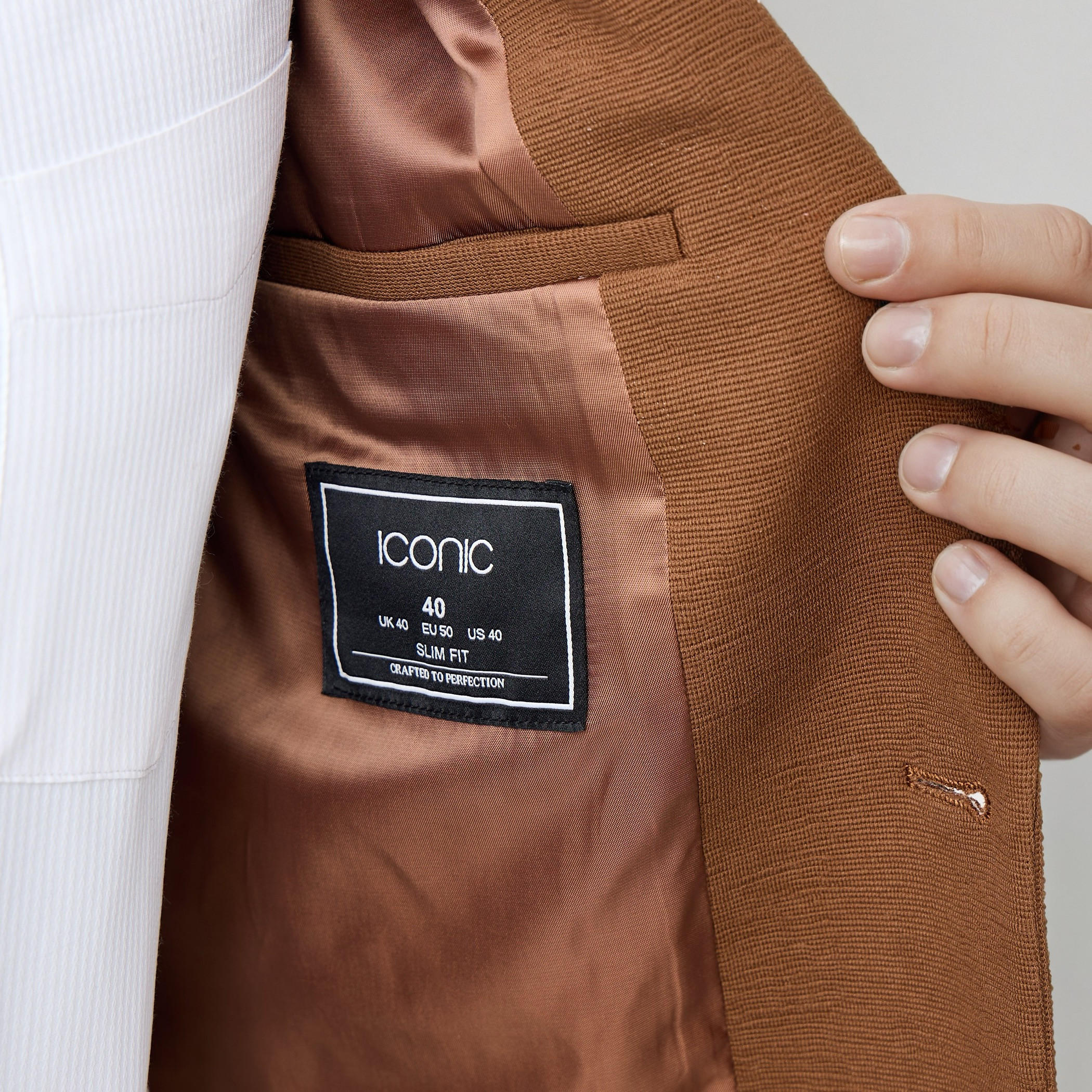Iconic Men Regular Fit Textured Blazer-men-winterwear-jacketsandblazers-image-6