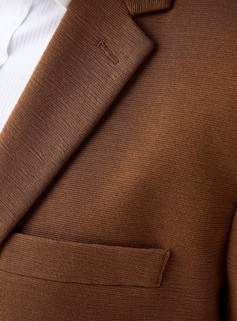Iconic Men Regular Fit Textured Blazer-men-winterwear-jacketsandblazers-image-7