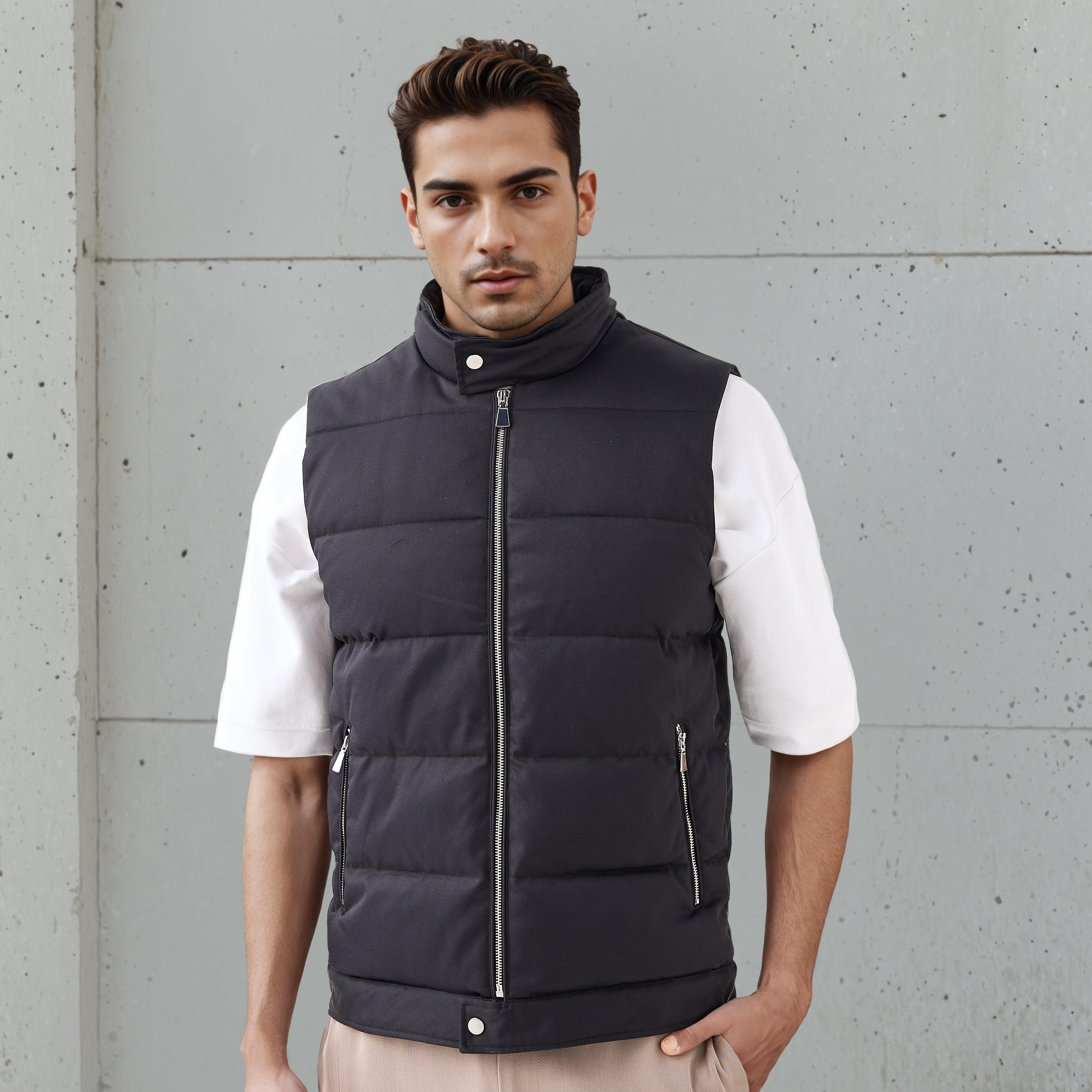 Iconic Men Regular Fit Quilted Gilet-men-clothing-jacketsandblazers-jackets-image-7